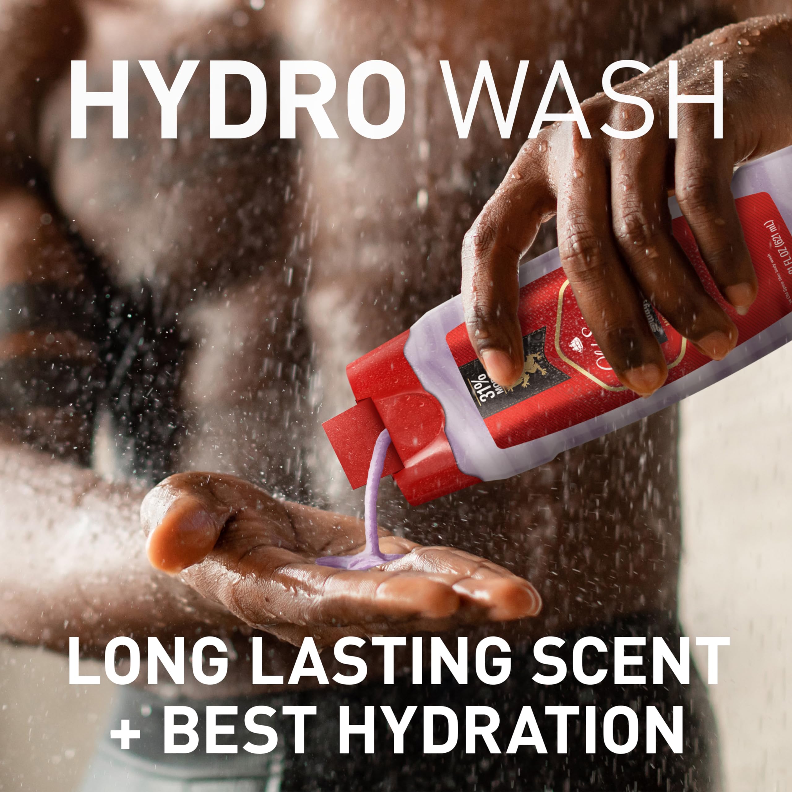 Old Spice Men's Body Wash - Moisturizing Hydro Wash with Swagger Scent, 21 oz (Pack of 4) | Refreshing Shower Gel for Men, Daily Hydration & Odor Protection, Gym & Post-Workout Use