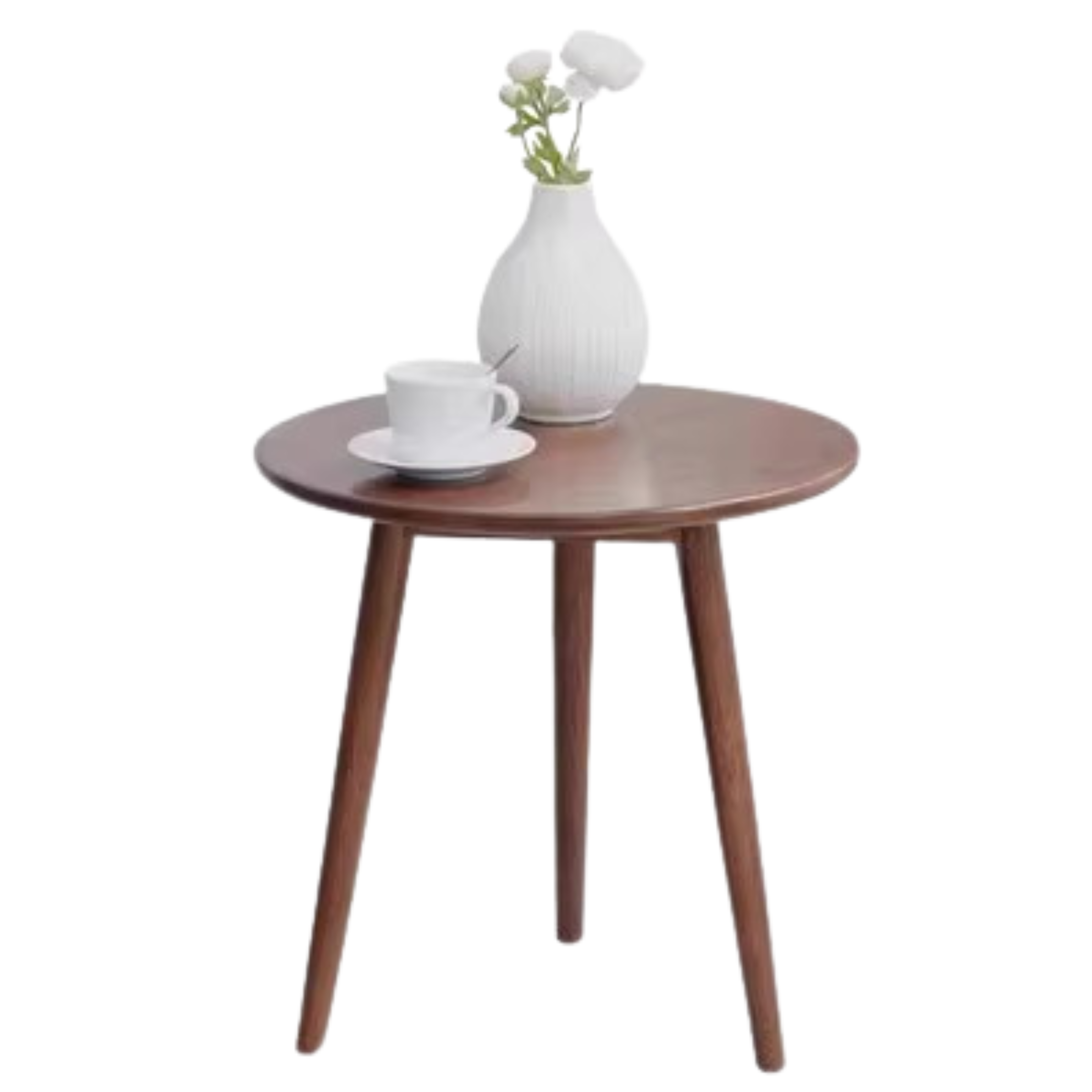 Solid Oak Wood Side Table - Rustic End Table for Living Room, Bedroom, or Patio - Perfect for Coffee, Books, and Decor