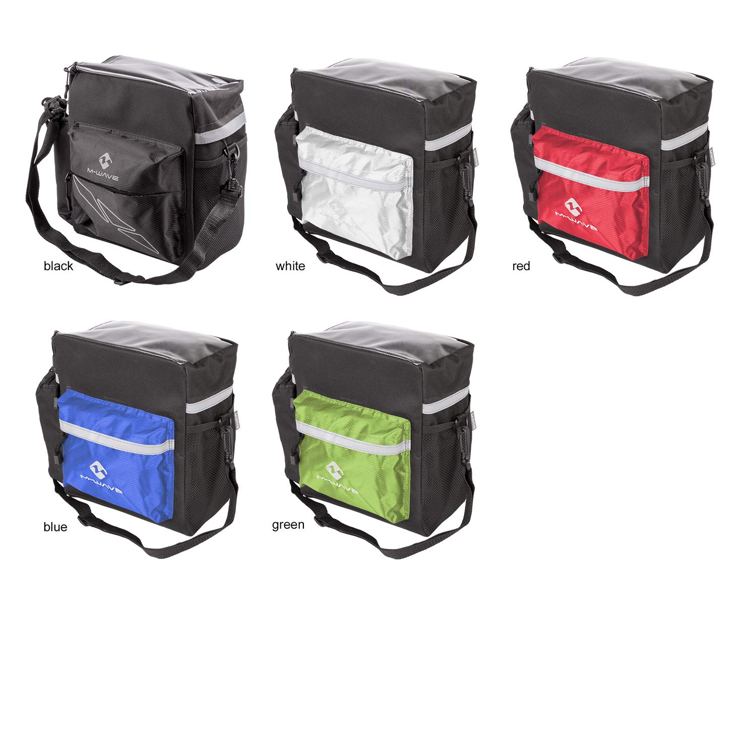 M-Wave Waterproof Bicycle Handlebar Bag - Durable Bike Storage for Phone, Keys & Essentials - Perfect for Commuting, Touring & Outdoor Cycling Adventures