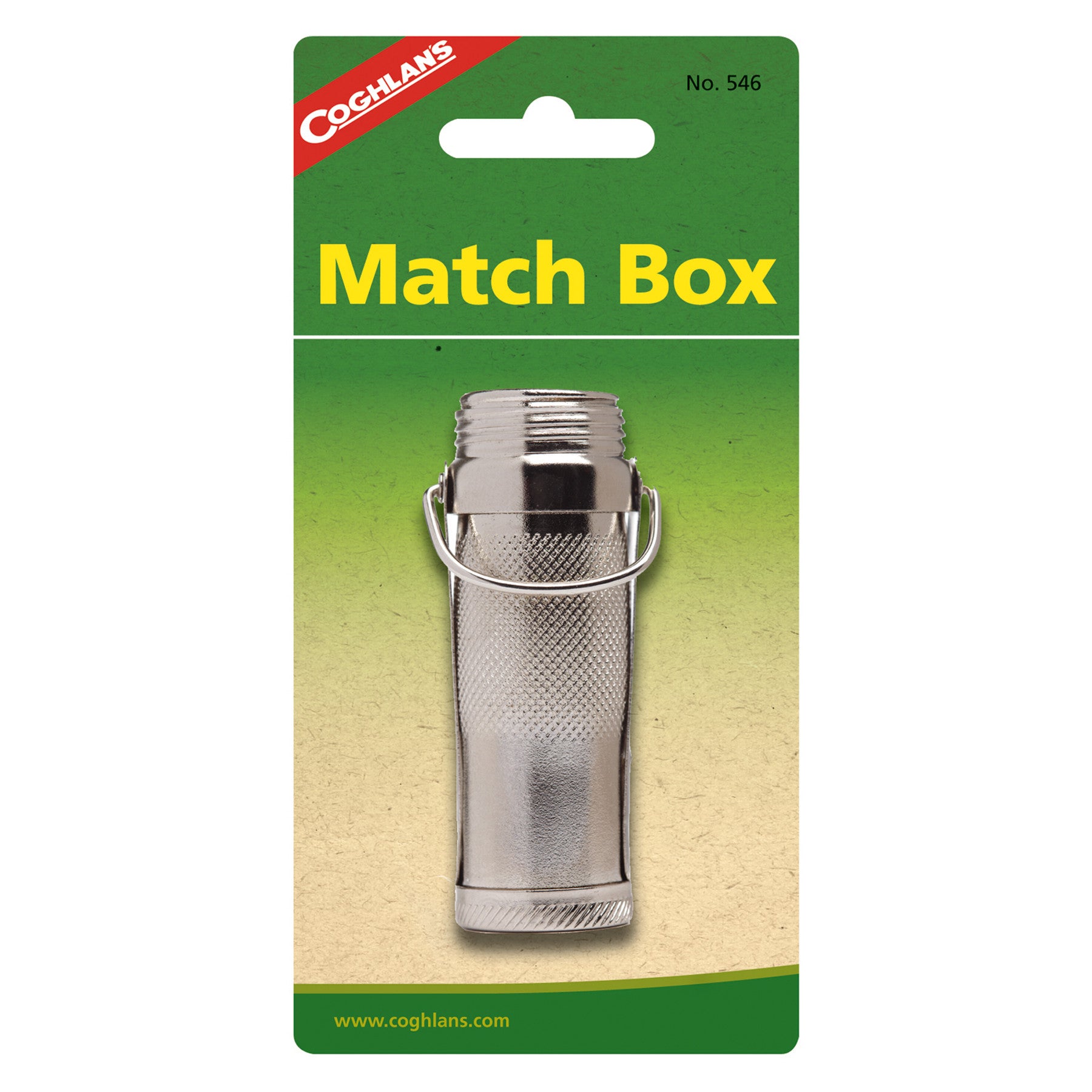 Coghlan's Brass Match Box - Waterproof & Windproof Survival Matches for Camping, Hiking, and Emergency Preparedness