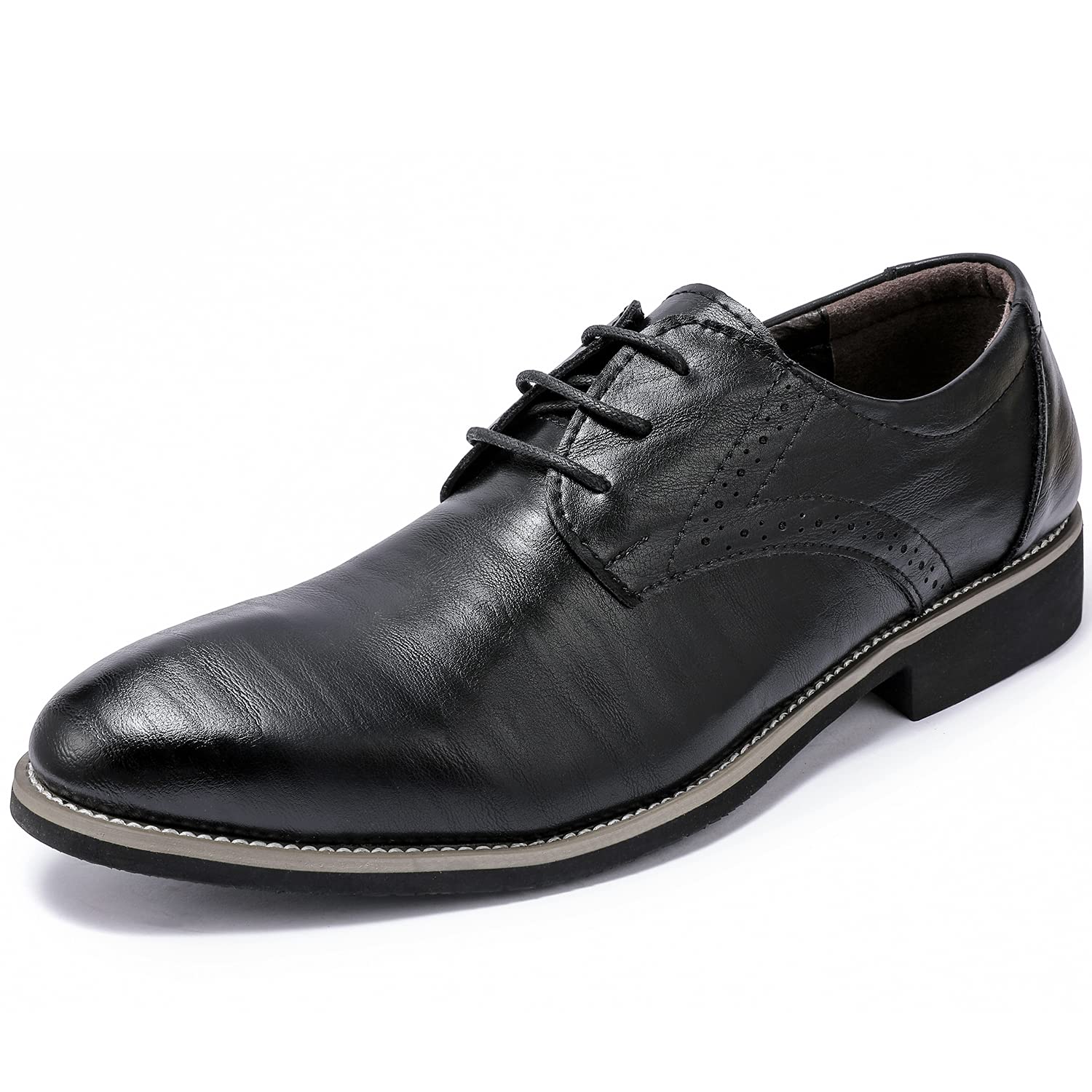 Premium Men's Oxford Dress Shoes - Classic Business & Formal Derby Shoes for Office, Weddings & Special Occasions