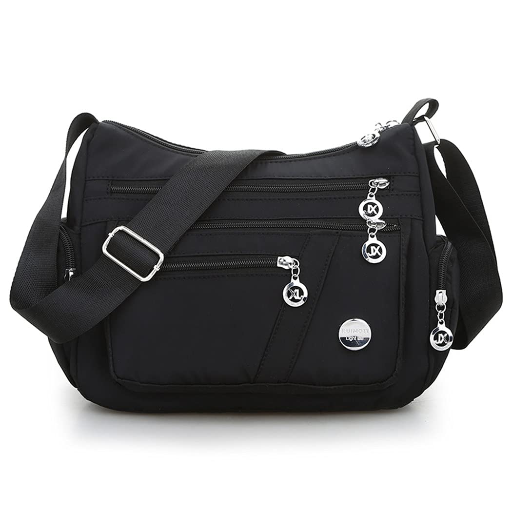 DENGSHANYANG Women's Anti-Theft Crossbody Bag - Waterproof Shoulder Messenger Purse - Lightweight Nylon Handbag for Travel, Commuting & Daily Use