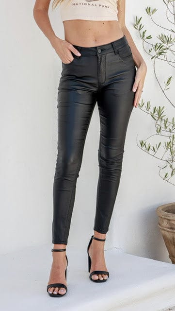 Country Denim Australia Black Wax Jeans - High-Quality Full Length & 7/8 Styles for Women | Perfect for Casual Wear, Office Outfits & Night Out Looks