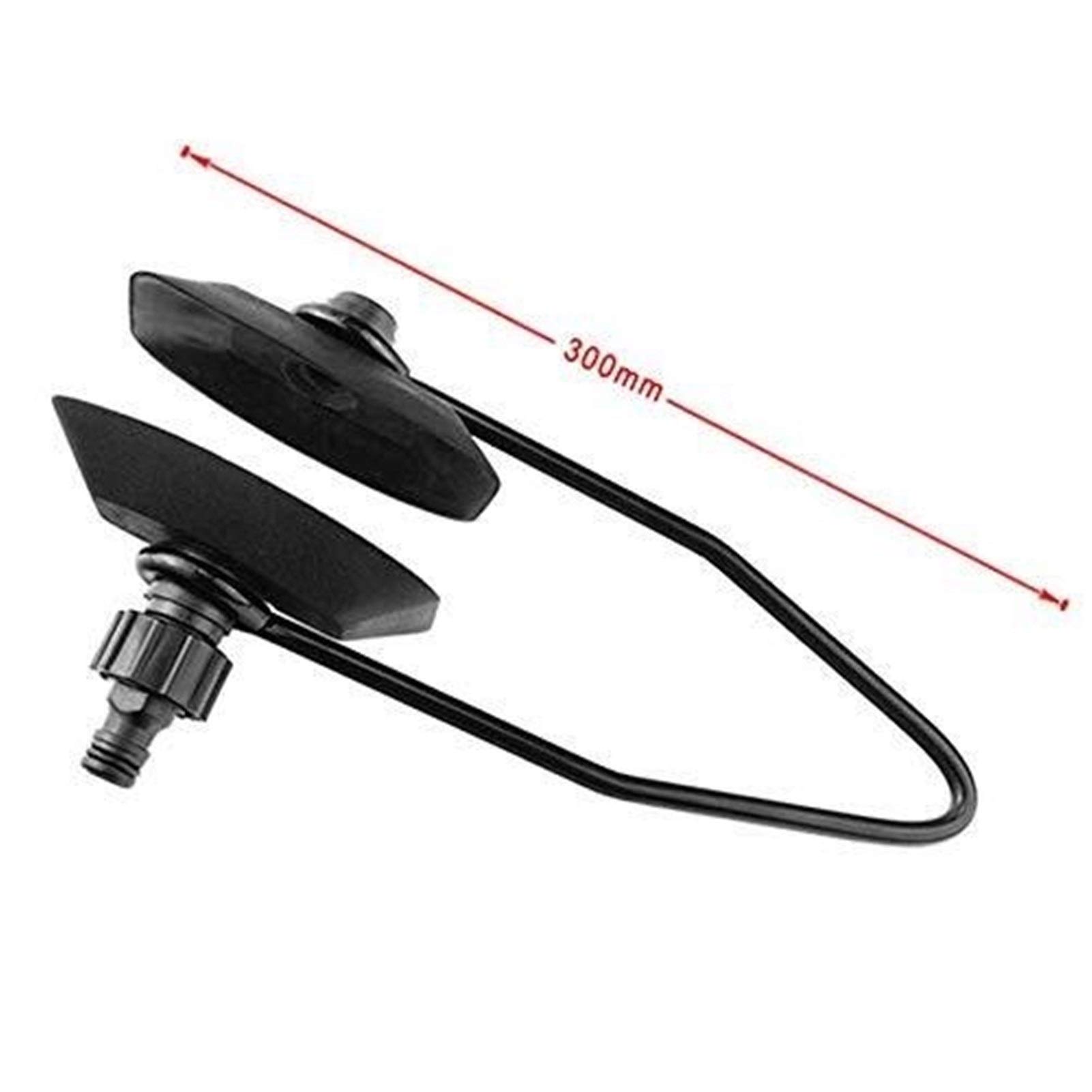 Universal Rectangular Outboard Boat Motor Water Flusher - Marine Ear Muff Cups for Engine Flushing & Maintenance - Perfect for Saltwater Rinsing, Winterization & Boat Storage Prep