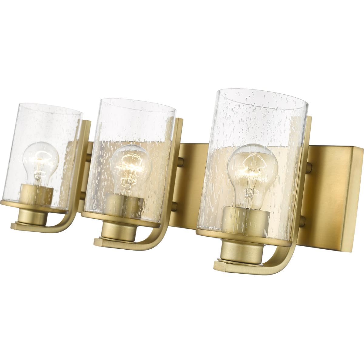 Z-Lite 492-3V-OBR 3-Light Bathroom Vanity Light Fixture - Oil Rubbed Bronze Finish - Perfect for Modern Bathroom, Powder Room & Dressing Area Lighting