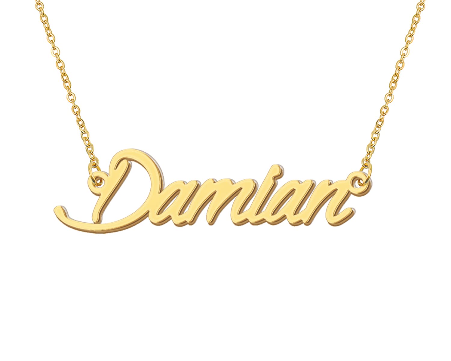 Custom Personalized Name Necklace for Women - Engraved Any Name Jewelry Gift for Mom, Bridesmaid, Wife | Birthday, Anniversary, Wedding, Mother's Day Present