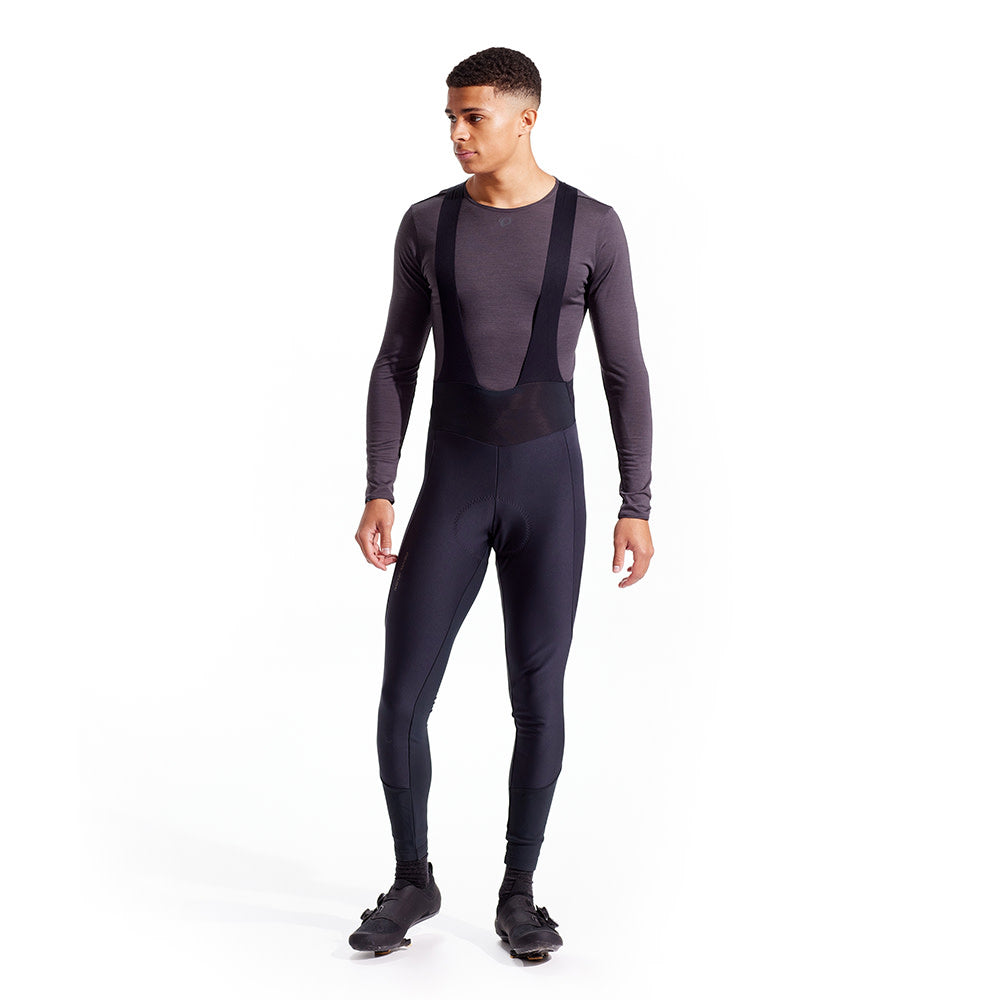 Men's AmFIB® Lite Cycling Bib Tights - Thermal Winter Bike Pants for Cold Weather Training & Outdoor Cycling - Perfect for Road Biking, Mountain Biking & Indoor Spinning Classes