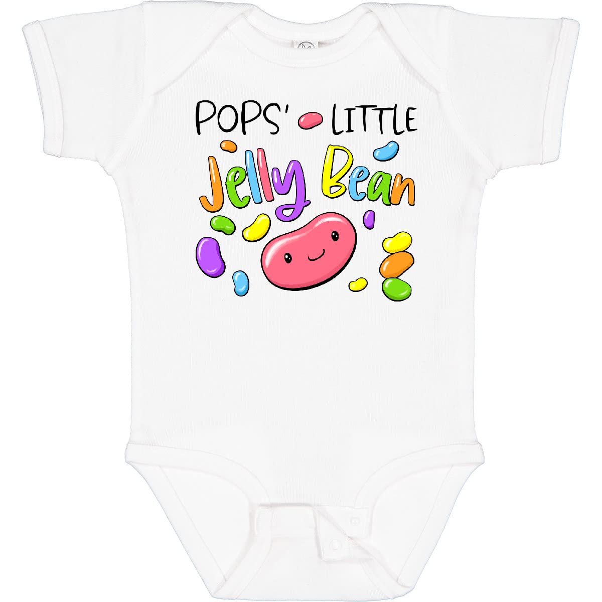 Inktastic Pops' Little Jellybean Cute Easter Candy Baby Bodysuit - Adorable Infant Onesie for Easter Gifts, Baby Showers & Holiday Photos