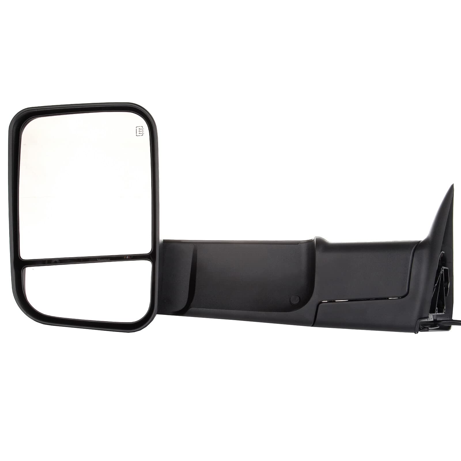 ECCPP Power Heated Towing Mirrors - Left & Right Side Replacement for Dodge Ram 1500/2500/3500 (1998-2002) - Manual Flip-Up, Adjustable Truck Mirrors - Perfect for Towing Trailers & Heavy Loads