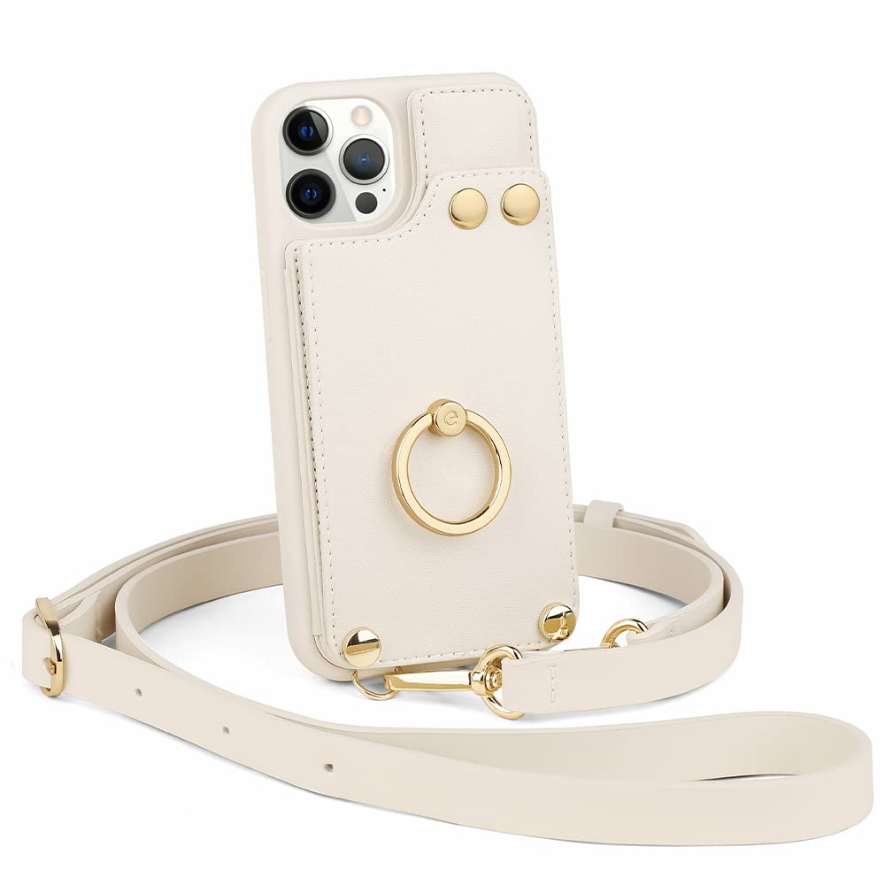 LAMEEKU Magnetic Wallet Case for iPhone 13 Pro Max (6.7