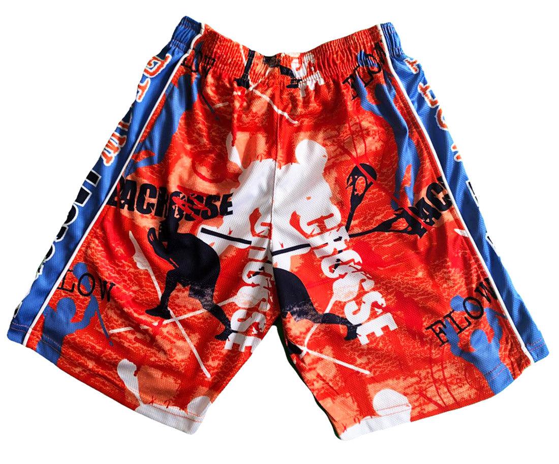 Boys Lacrosse Flow Attack Shorts - Lightweight & Breathable for Youth Lacrosse Players - Perfect for Training, Games & Practice Sessions