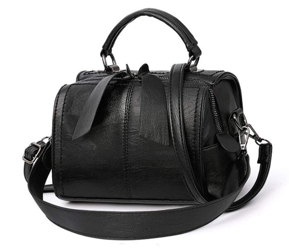 YAQUNICER Women's PU Leather Hobo Handbag with Bow Decor - Elegant Crossbody Shoulder Purse for Work, Travel & Everyday Use