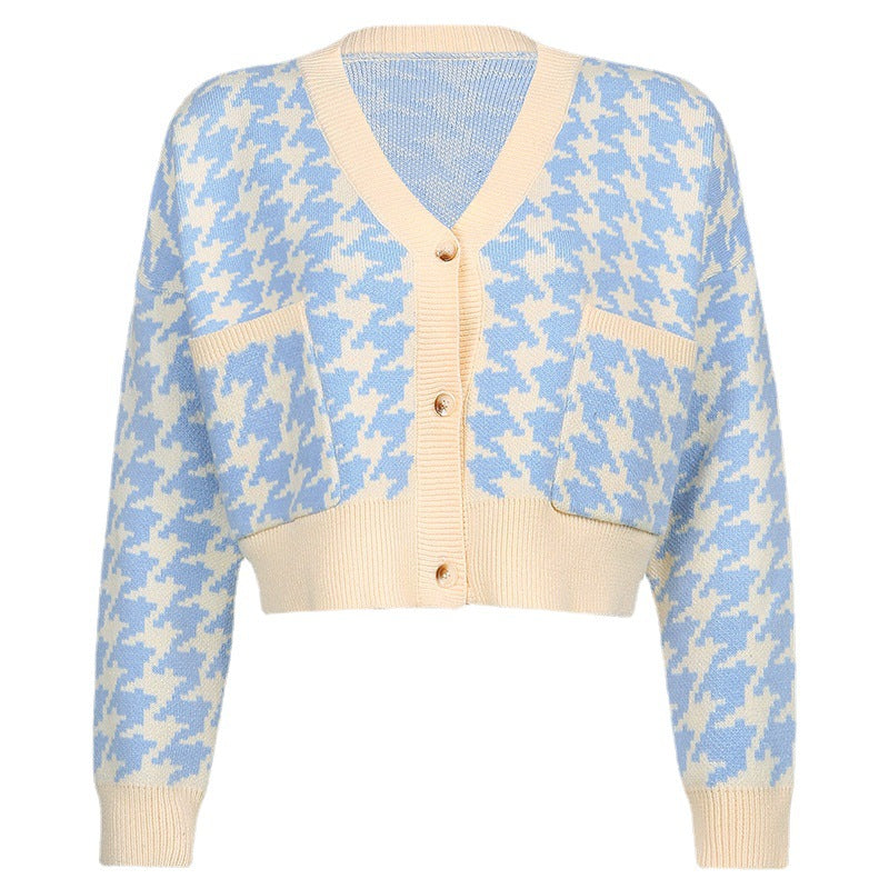 Women's V-Neck Knitted Cardigan Sweater - Casual Long Sleeve Open Front Coat for Fall & Winter | Office Wear, Weekend Outfits, Layering Essentials