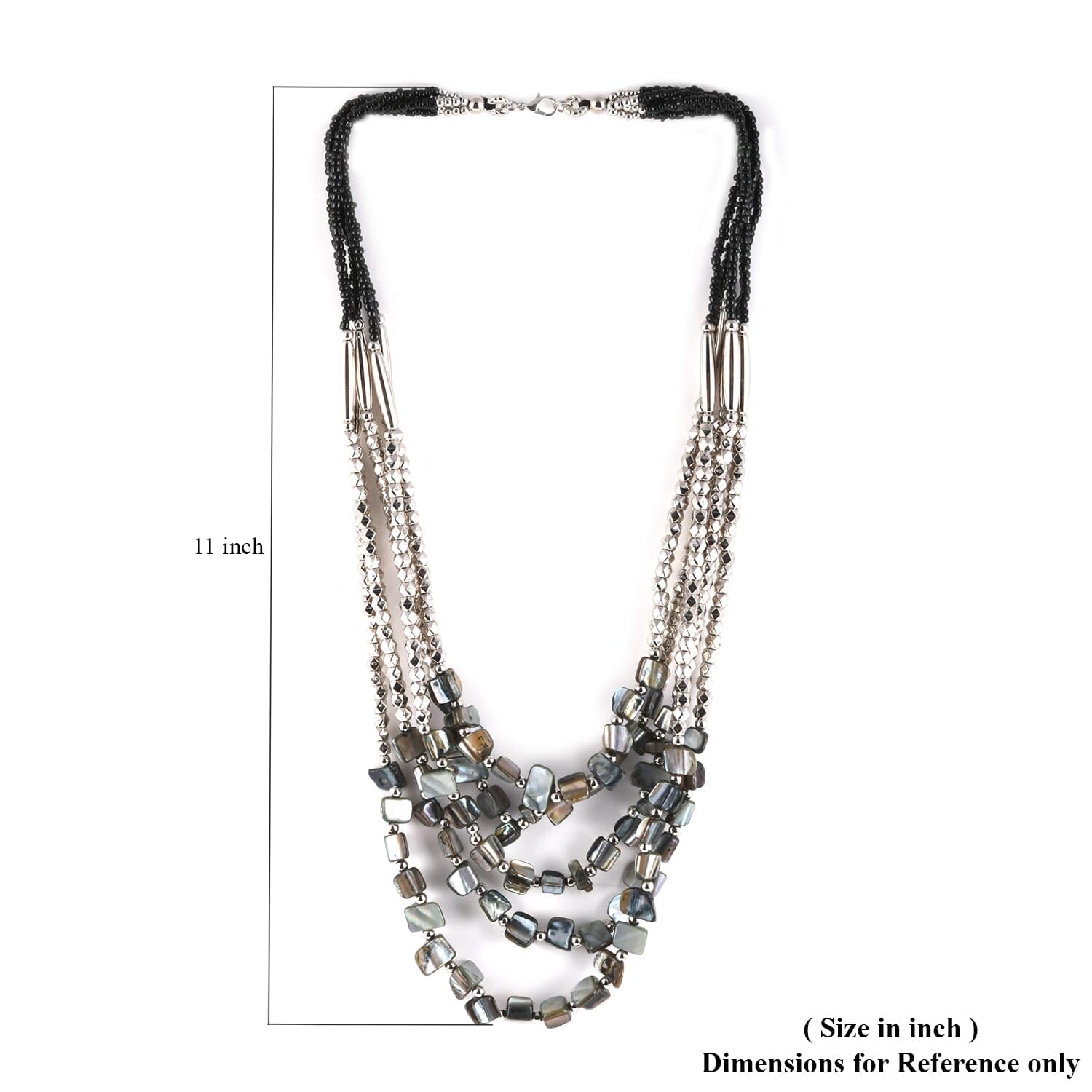 Shop LC Seed Bead Therapy Multi-Strand Layered Choker Necklace for Women | 24