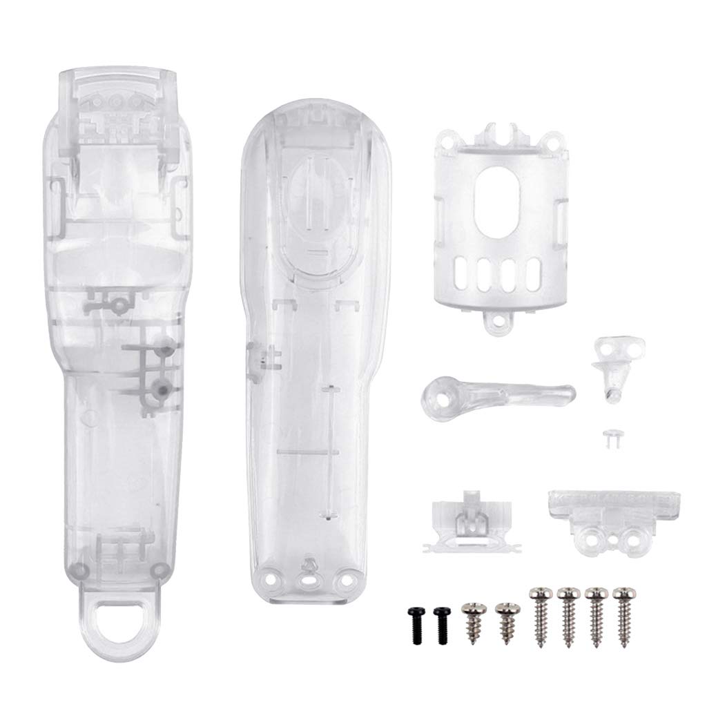 Yotijar DIY Replacement Housing Shell Case Cover Kit for Wa-hl 8591 8148 8504 Cordless Hair Clippers - Clear | Electric Hair Trimmer Repair Parts for Home & Barber Use