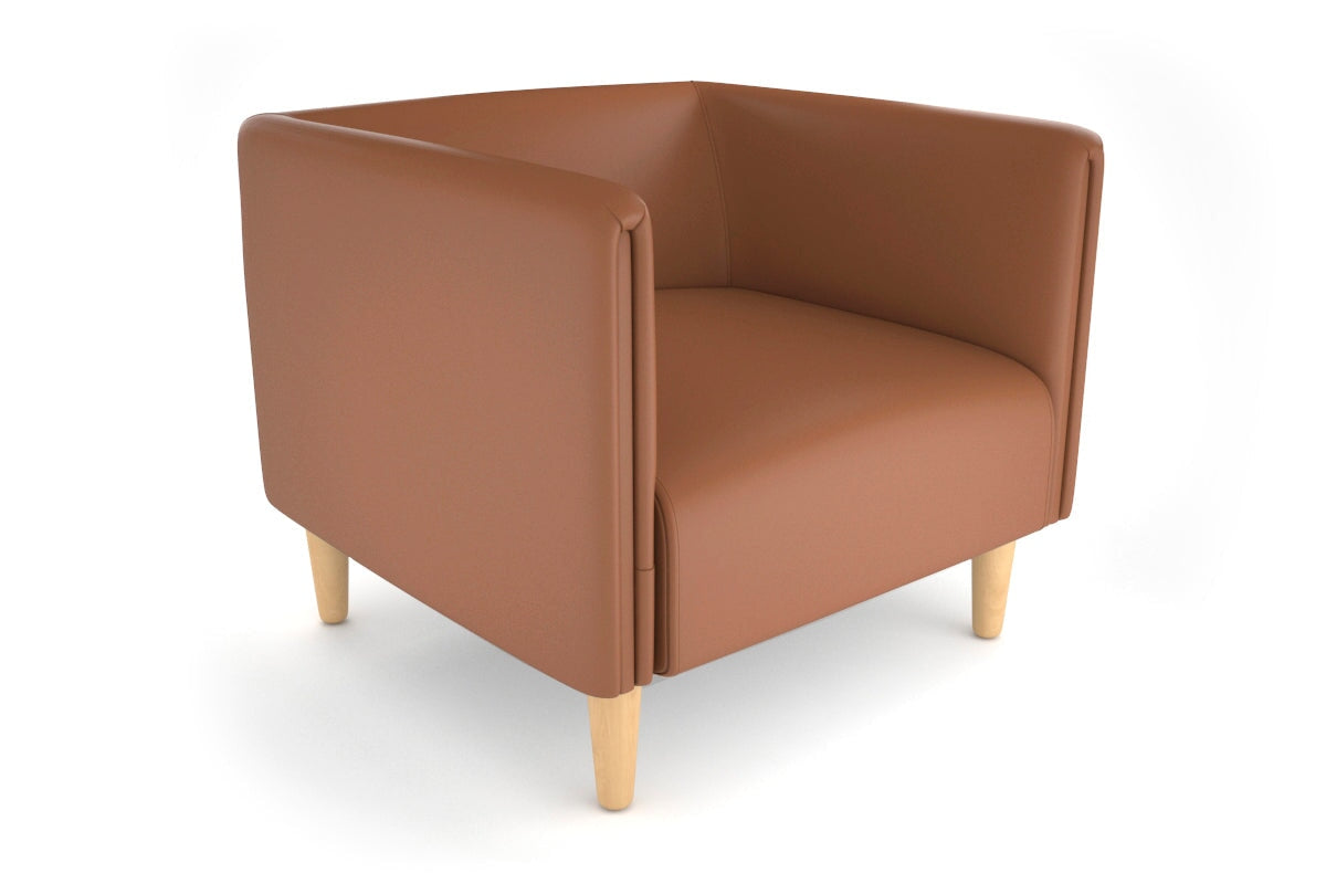 Drej 2.0 Lounge Chair with Square Arms - Modern Single Seater Sofa for Living Room, Bedroom or Office