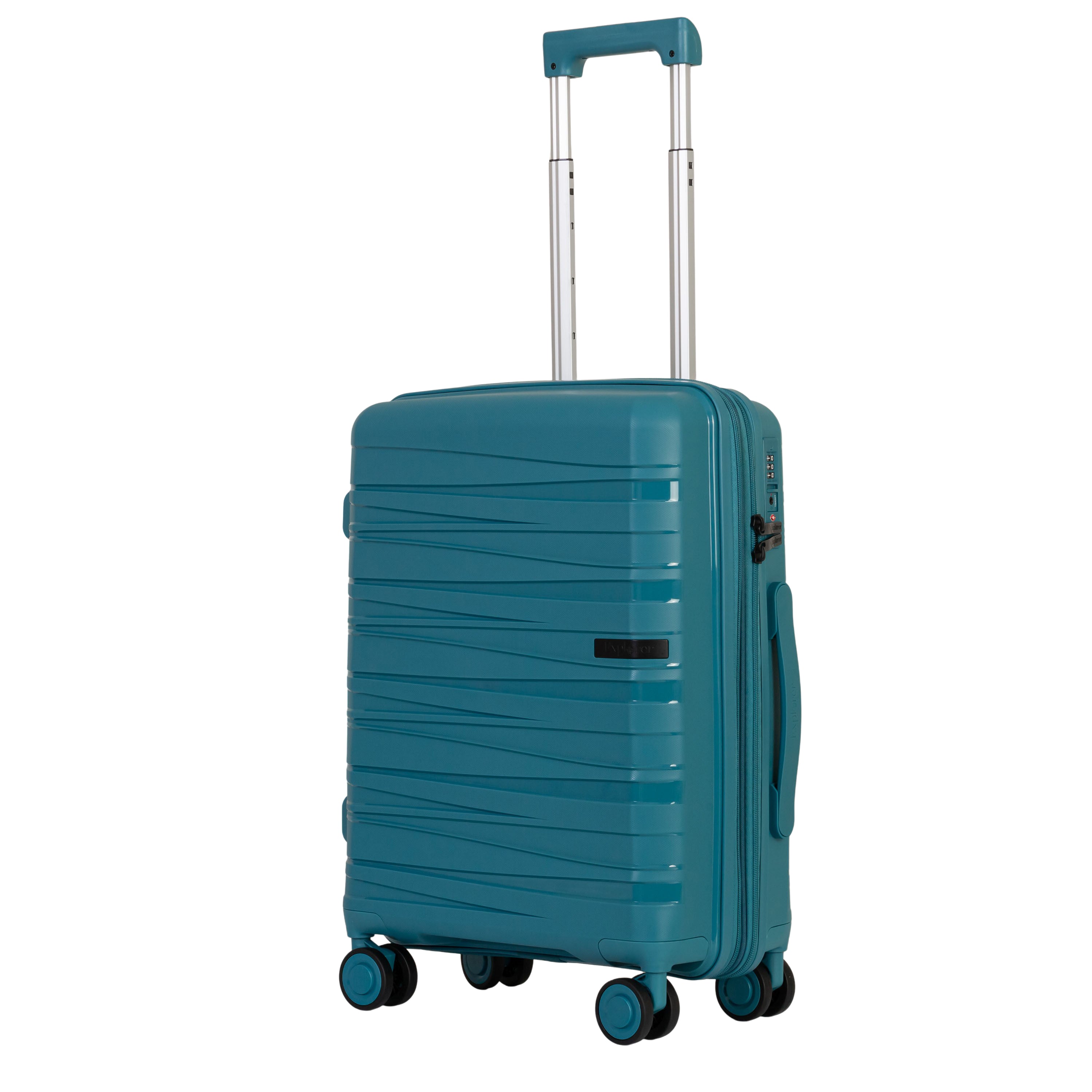 Explorer Breeze Anti-Theft Expandable Carry-On Luggage - Lightweight Travel Suitcase for Airplane, Business Trips & Weekend Getaways