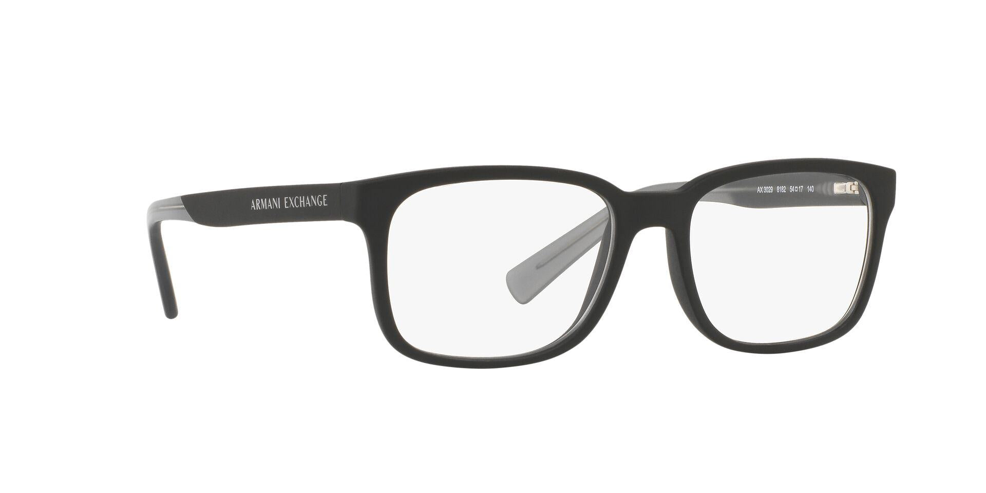 Armani Exchange 3029 Stylish Eyeglasses for Men & Women - Trendy Designer Frames for Everyday Wear & Fashion Accessories