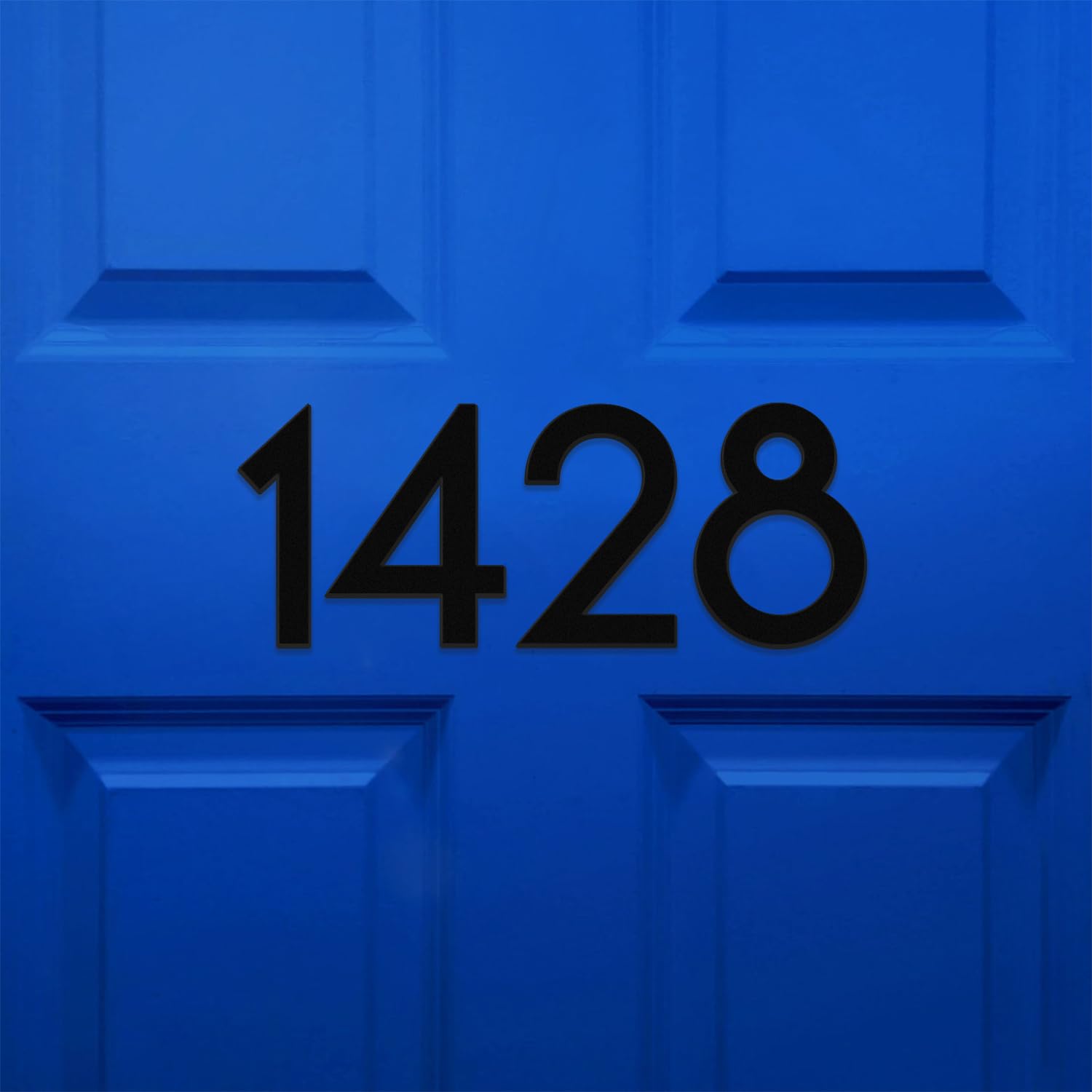 3 Inch Self-Adhesive House Numbers - Modern Address Plaques for Mailbox, Office, Hotel & Farmhouse - Weatherproof Outdoor Numbers with Strong Adhesive Backing - Easy to Install (Set of 2) - Perfect for Home Address Signs, Business Front Door & Property Identification