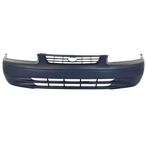 Primered Plastic Front Bumper Cover for 97-99 Toyota Camry - Easy Installation for Car Repair