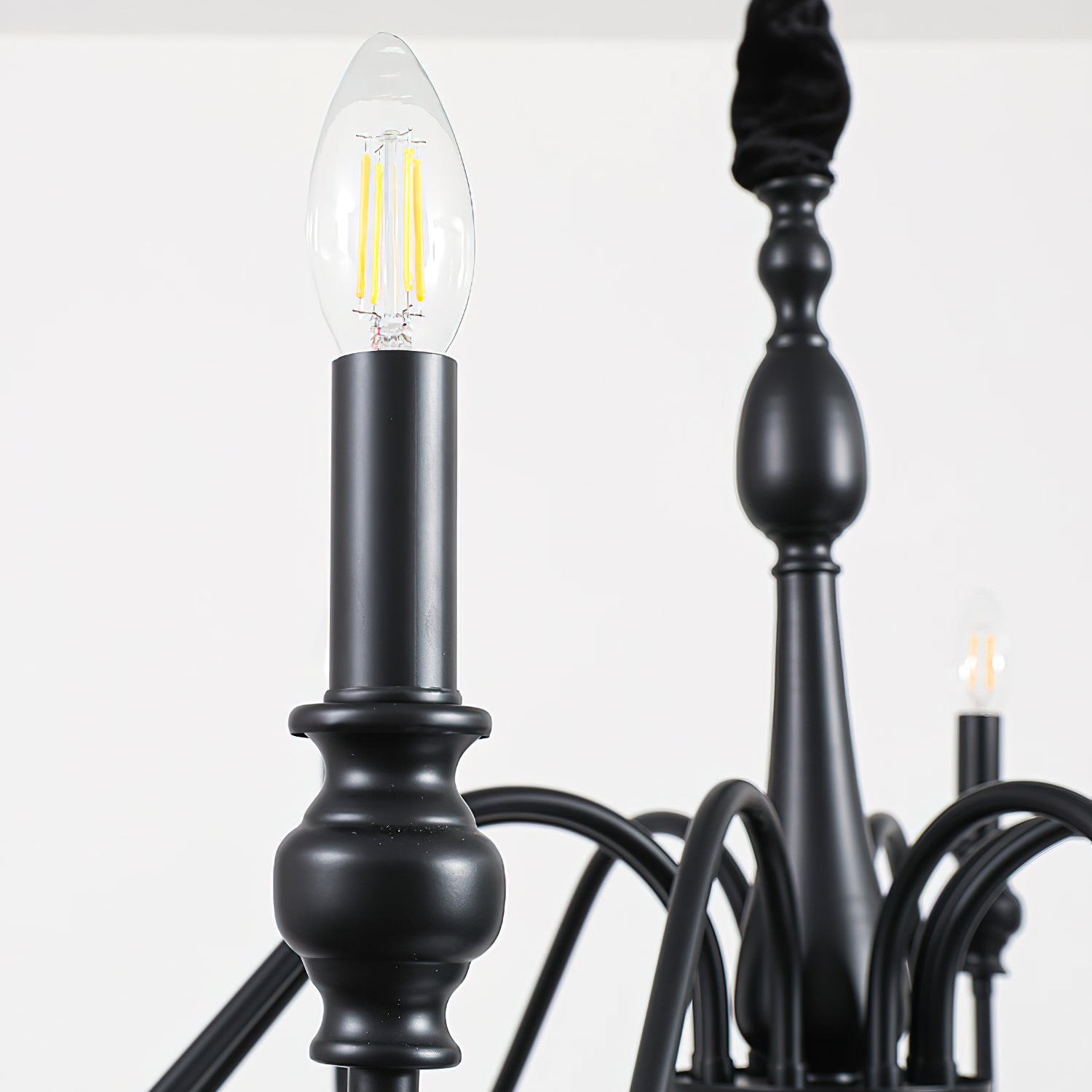 Baxton Candelabra Chandelier - Elegant 5-Light Crystal Ceiling Fixture for Dining Room, Bedroom & Living Room Lighting