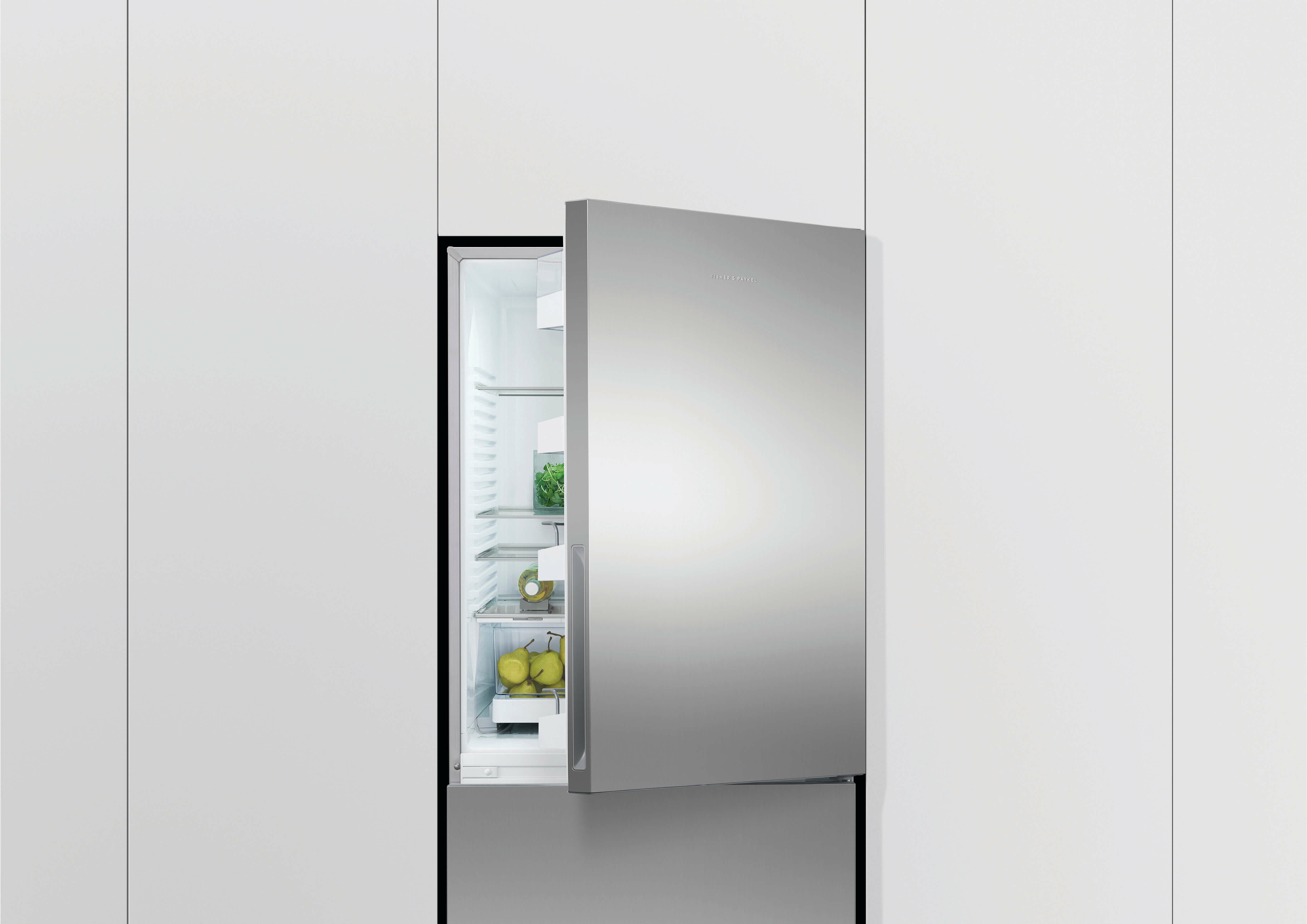 Fisher & Paykel 494L Bottom Mount Refrigerator with ActiveSmart Technology - Stainless Steel RF522BRPX6 | Energy Efficient French Door Fridge for Modern Kitchen & Open Plan Living Spaces