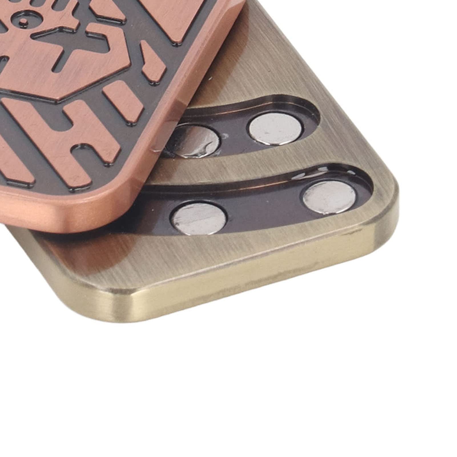 Folanda Metal Fidget Slider Toy - Stress Relief & Anxiety Sensory Toy for ADHD, Autism - Office Desk Gadget for Adults - Perfect Gift for Men, Boyfriend & Father - Great for Focus, Relaxation & EDC Accessories