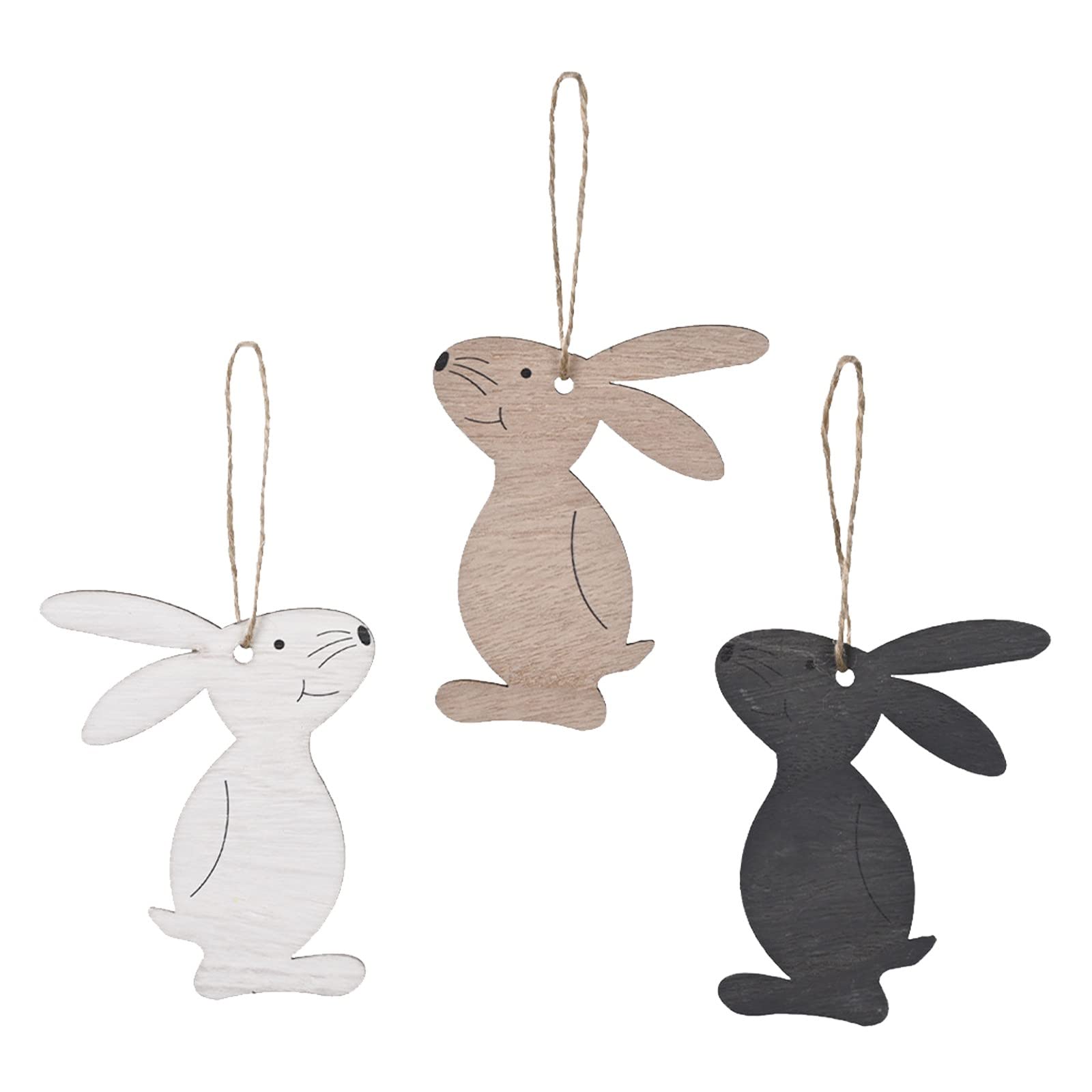 Easter Wooden Pendant Decorations - Holiday Home Decor for Easter & Christmas - Kids Room, Mini Tree, and Festive Party Decorations