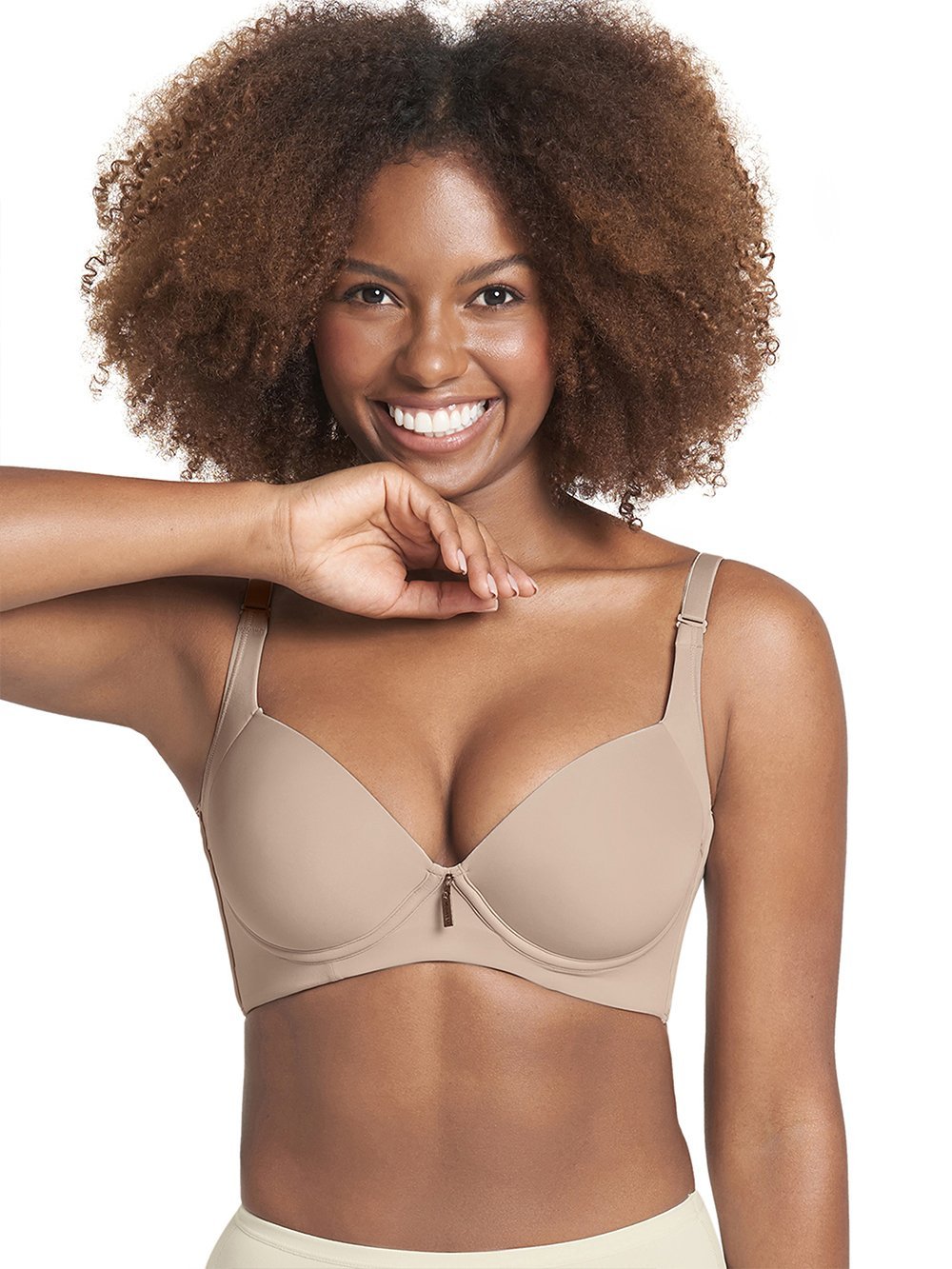 Back Smoothing Bra with Soft Full Coverage Cups & High Profile - Comfortable Support for Everyday Wear, Workouts & Special Occasions