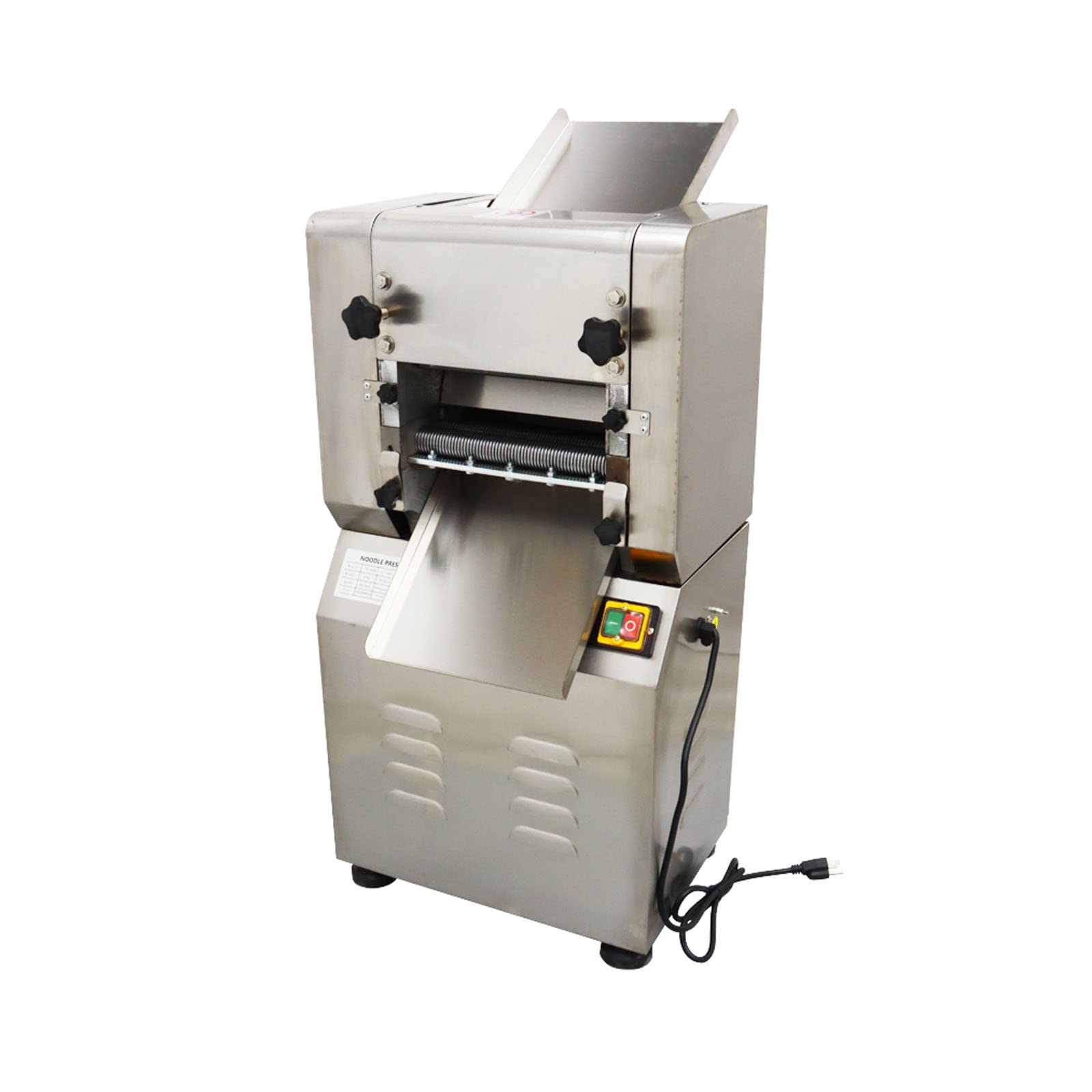 Electric Dough Roller Machine - 2.2KW Pasta Maker with 1mm & 2mm Thickness Settings, 9.4