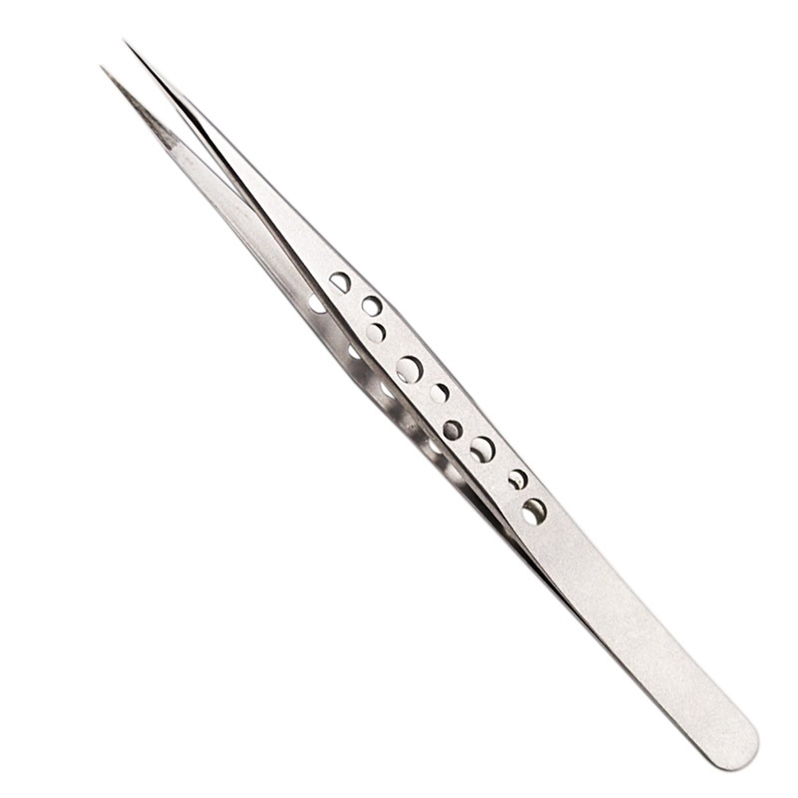 Precision Anti-Static Hair Removal & Electronics Tweezers Set - Stainless Steel Curved & Straight Tip Forceps for Phone Repair, Industrial Use & Beauty Care