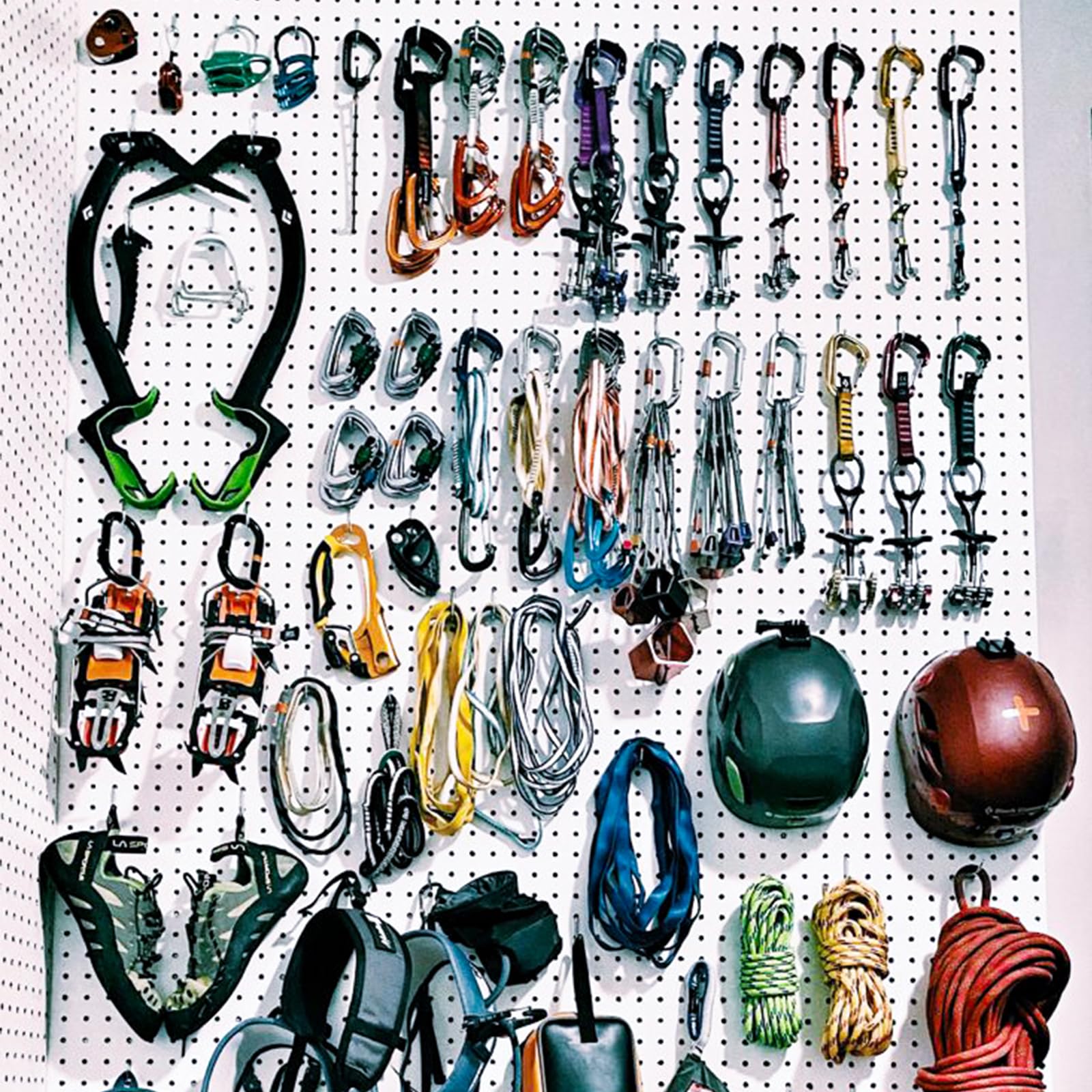 SKYFOOST Pegboard Wall Organizer System - Heavy Duty Garage Storage Solution for Tools & Accessories | Perfect for Workshop, Garage & Home Organization