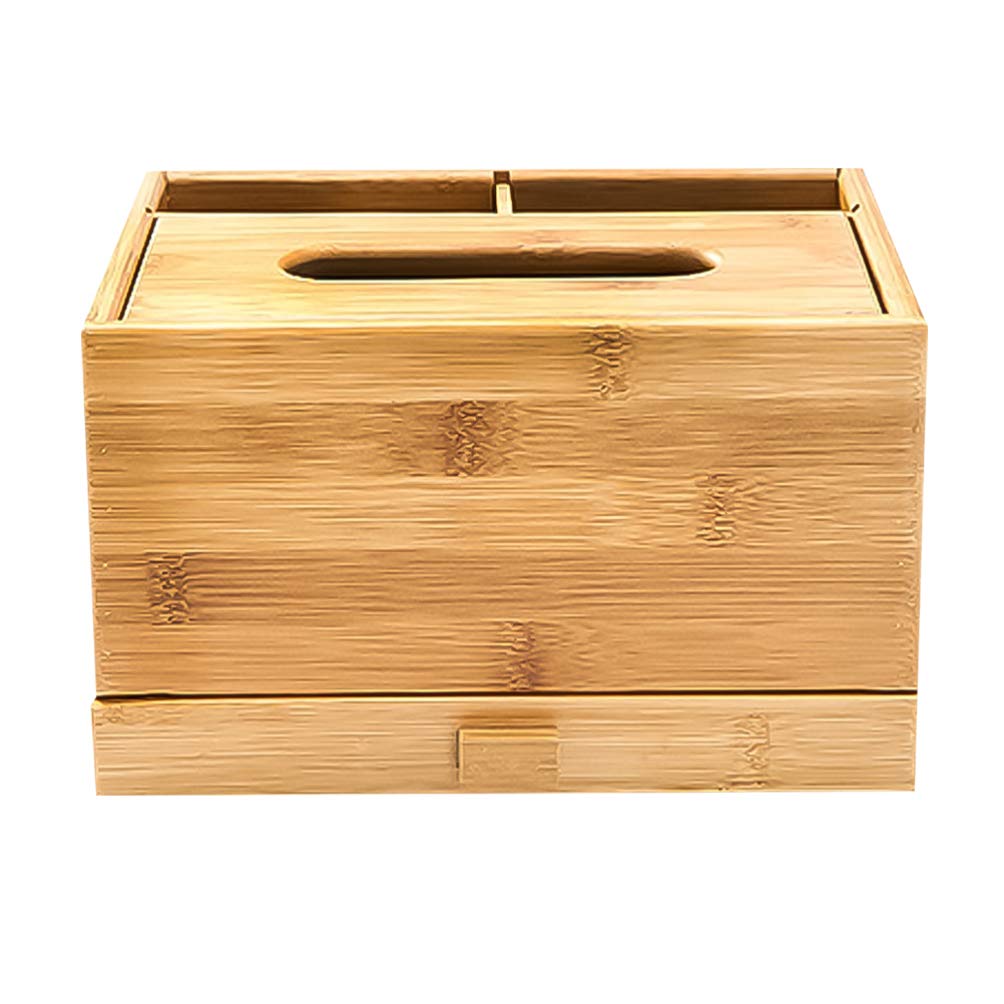 Premium Wooden Paper Towel Holder - Elegant Tissue Box Cover for Kitchen, Bathroom & Office Storage - Organize Napkins & Tissues in Style