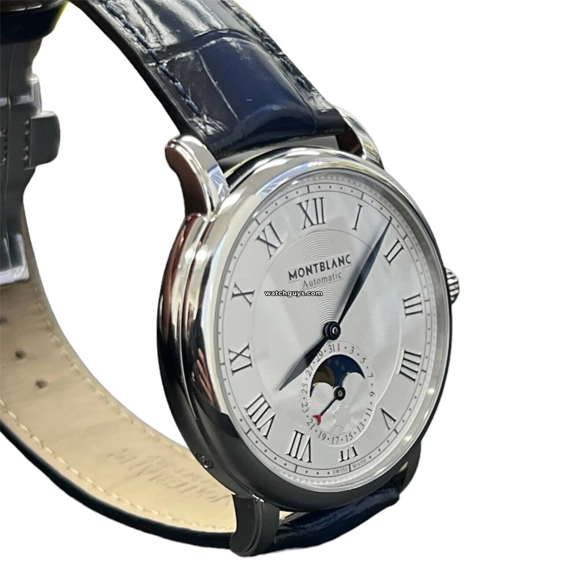 Montblanc Star Legacy Moonphase Blue Dial Men's Watch - Luxury Dress Watch for Business & Formal Occasions