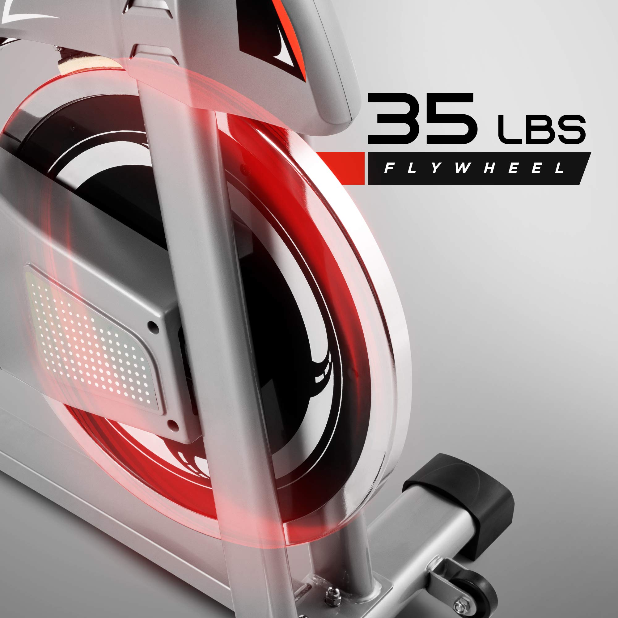 **Lanos Exercise Bike for Home Gym - Indoor Cycling Bike with Silent Belt Drive, Comfortable Seat & iPad Holder - Cardio Workout Equipment for Men & Women - Perfect for Small Spaces, Apartment & Office Use**