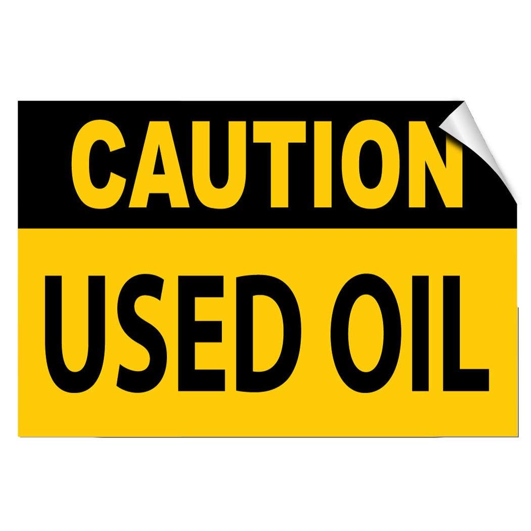 Vinyl Safety & Warning Stickers Bundle - 3 Pack (3.5