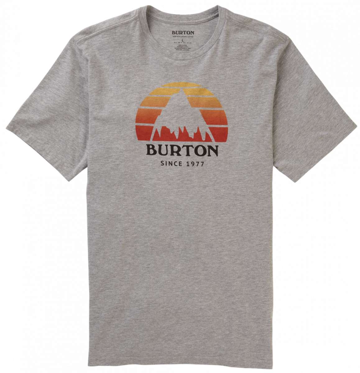 Burton Underhill Short Sleeve T-Shirt for Men 2023 - Lightweight Casual Cotton Tee for Hiking, Travel & Everyday Wear