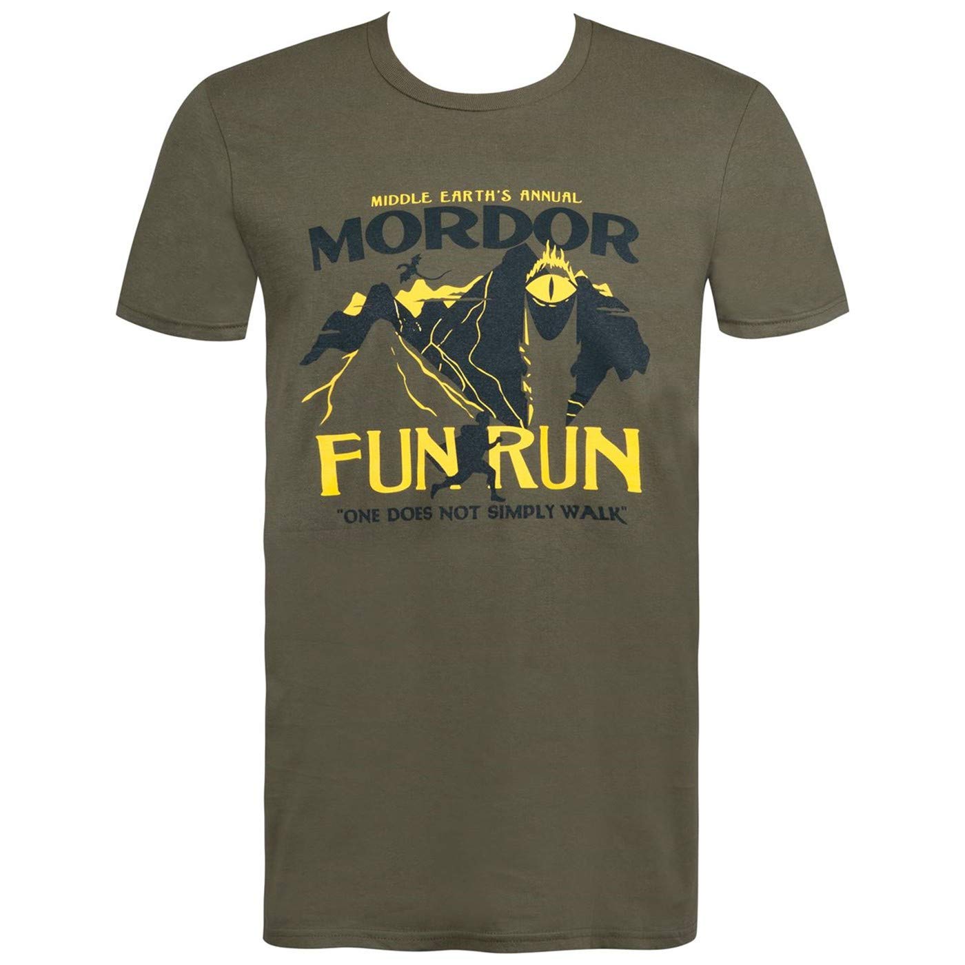 Lord of the Rings 2XL Green T-Shirt for Men - Fantasy Fan Gift
