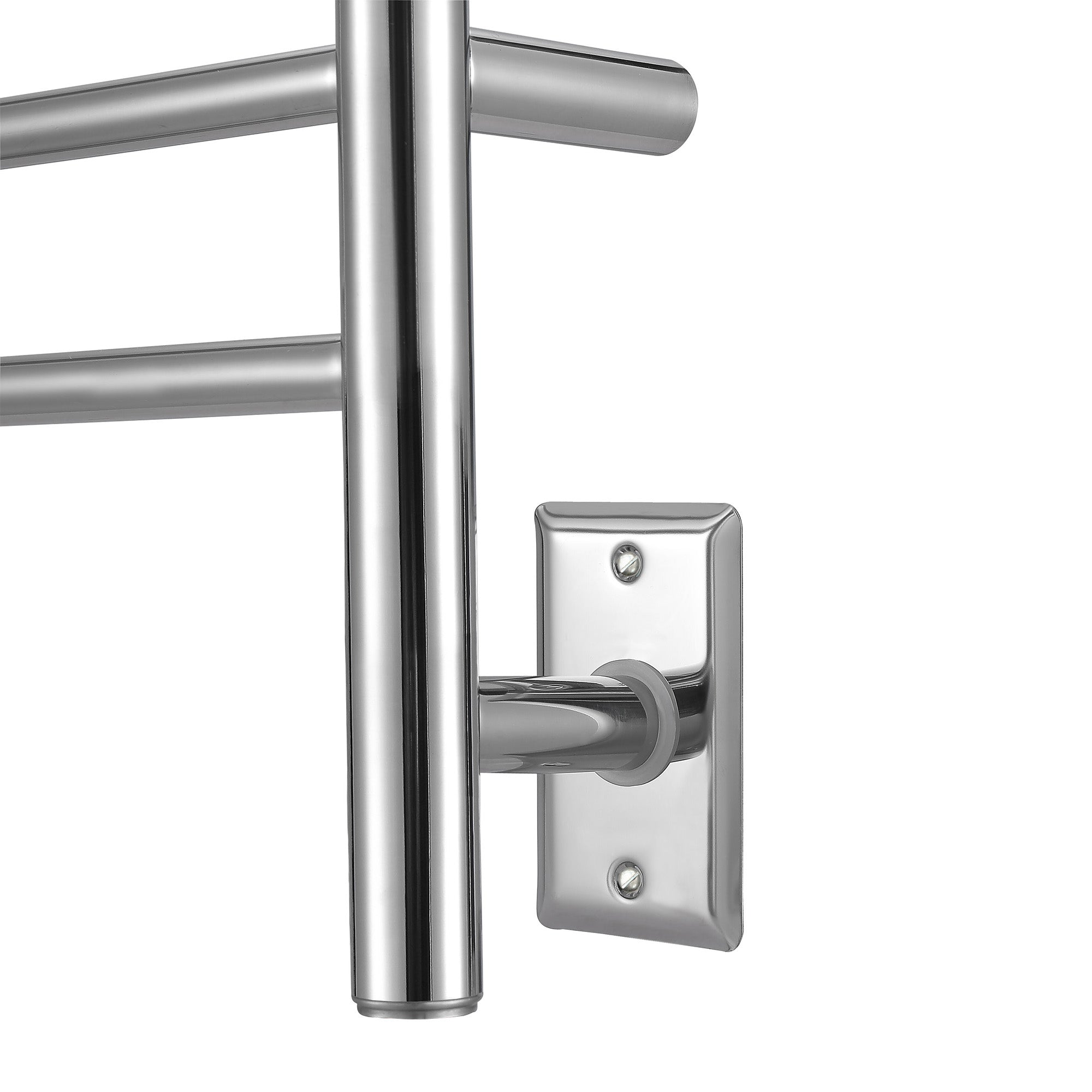 Ancona Novara 10 Bar Wall Mounted Towel Warmer - Polished Stainless Steel with WiFi Timer - Perfect for Bathrooms, Spas & Luxury Homes