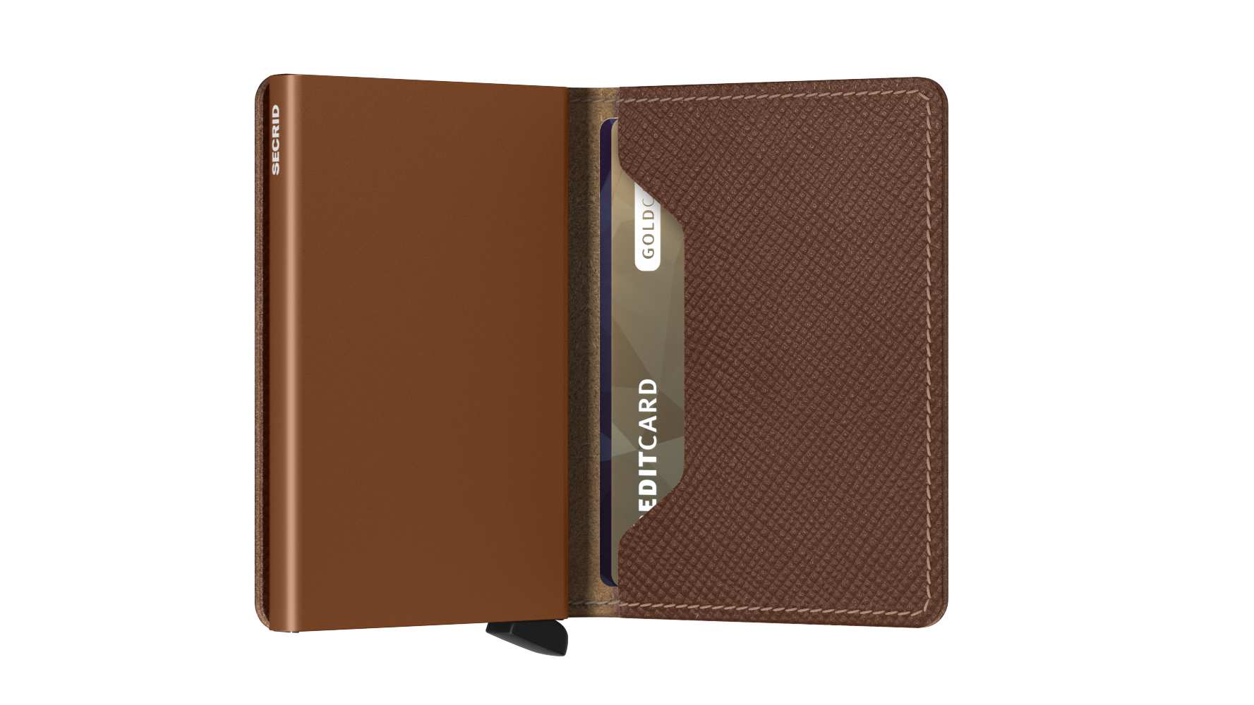 SECRID Slimwallet Saffiano Leather - RFID Blocking Minimalist Wallet for Men & Women | Perfect for Travel, Business & Everyday Use