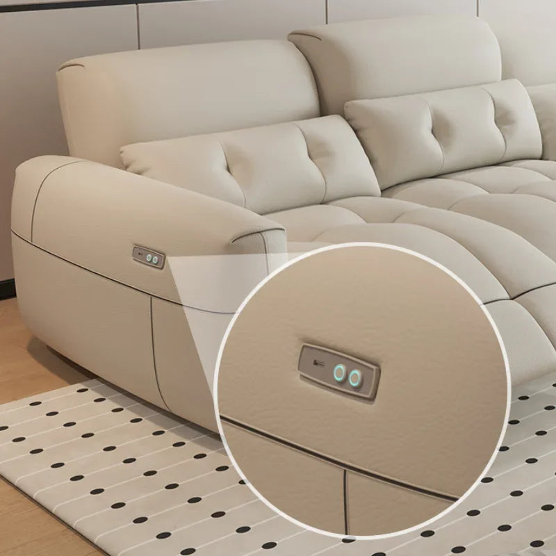 Soft Lazy Reclining Loveseat Sectional Sofa - Ultra Comfortable Modern Living Room Furniture for Small Spaces | Perfect for Apartments, Movie Nights & Relaxing