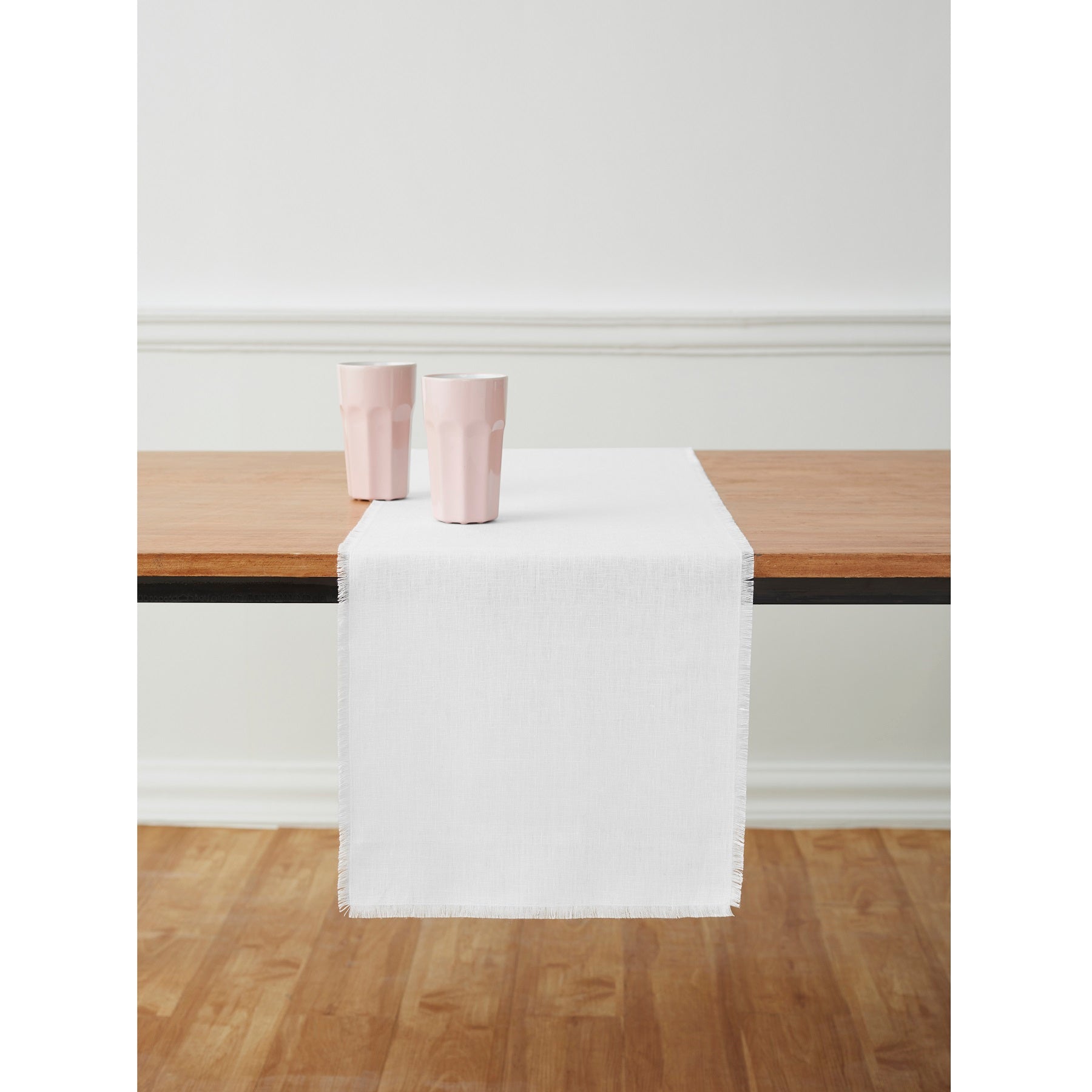 Elegant Fringe Table Runner - 16 Inch & 18 Inch Wide - Perfect for Dining Tables, Weddings, and Home Decor