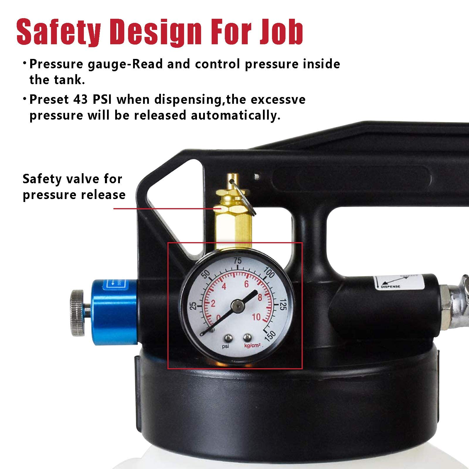 WINTOOLS 8L Dual-Port Pneumatic ATF Oil Fluid Extractor Pump Kit with 14-Piece Adapter Set for Automatic Transmission Fluid Change | Professional Garage & DIY Car Maintenance Tool