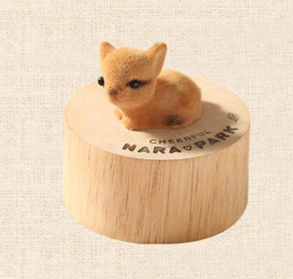 ARABA Cigar Ashtray with Fawn Wooden Music Box - Unique Birthday Gift for Kids & Adults - Perfect for Home Decor, Cigar Lounges & Special Occasions