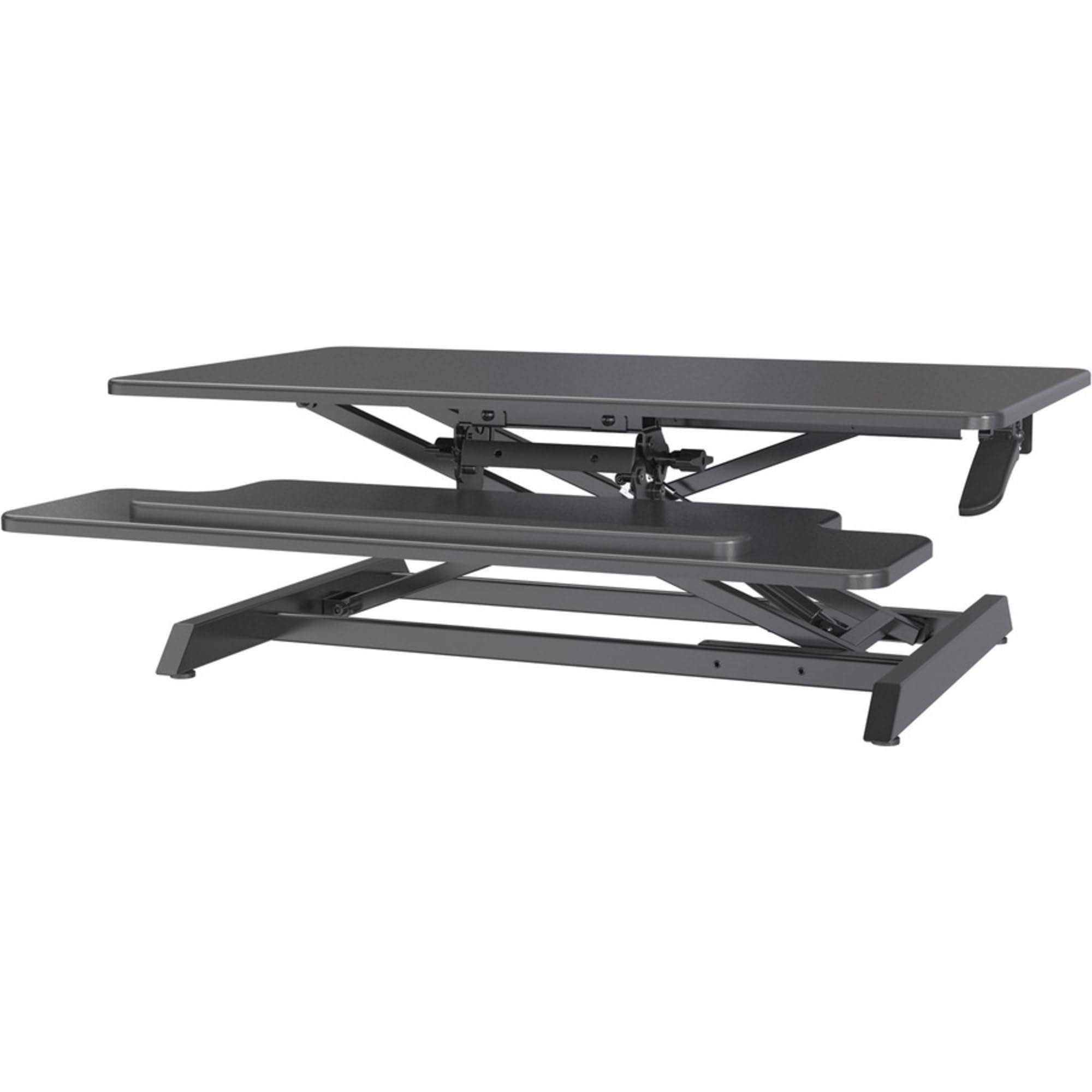 Lorell LLR99555 Large Monitor Desk Riser - Adjustable Computer Stand for Home & Office Workspace - Ergonomic Solution for Dual Monitors, Laptops, and Office Organization