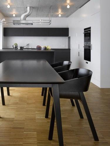 Jylland Dining Table by Ton - Modern Scandinavian Wooden Dining Table for Home & Restaurant - Perfect for Family Dinners & Entertaining Guests
