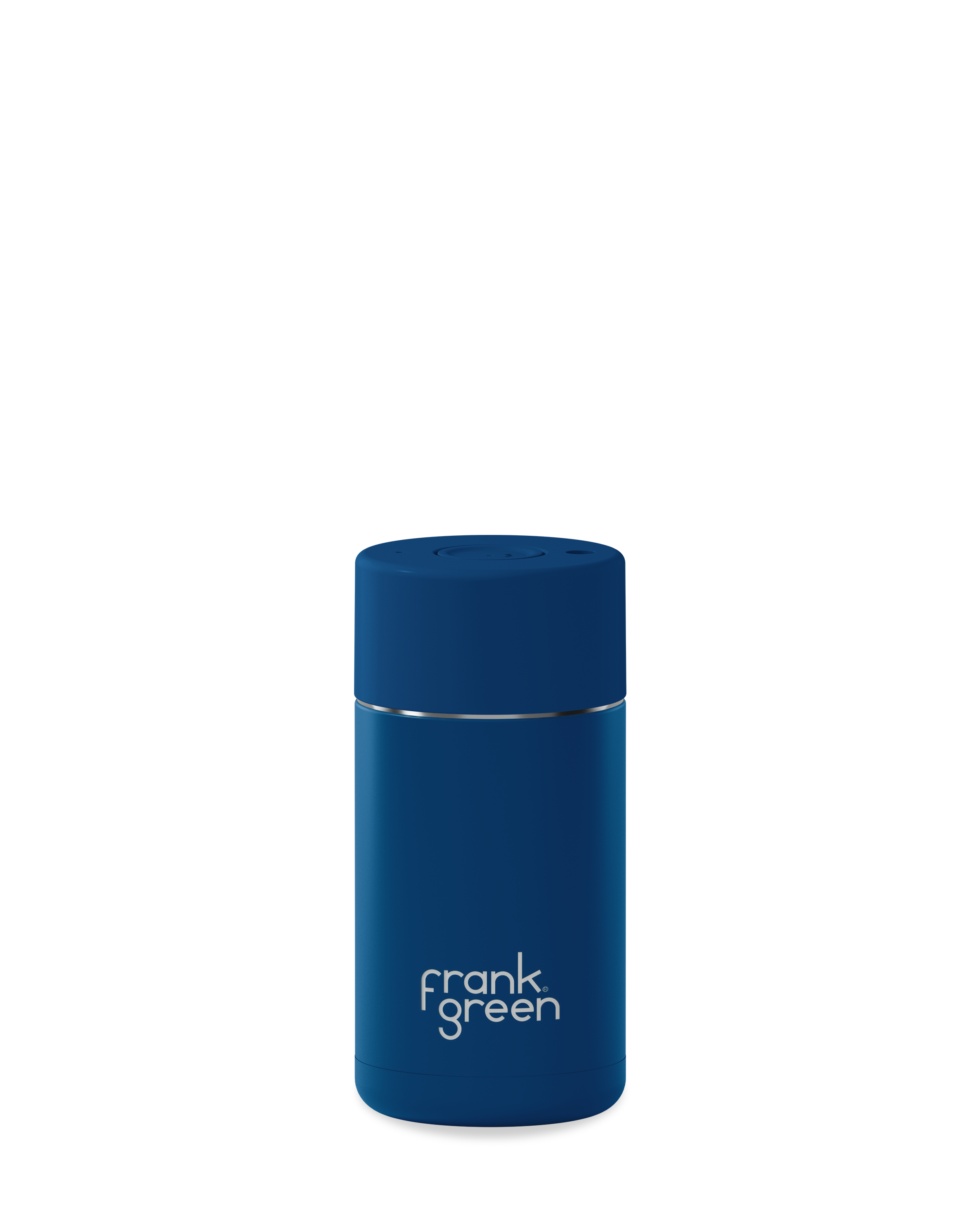 12oz Ceramic Reusable Coffee Cup with Lid - 355ml Travel Mug, Deep Ocean Blue - Perfect for Hot/Cold Drinks, Office, Camping & Gifts