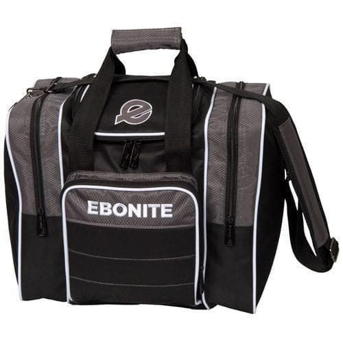 Ebonite Impact Plus Single Tote Silver Smoke Bowling Bag - Durable & Lightweight for League Play & Practice Sessions - Perfect for Bowling Enthusiasts & Professionals