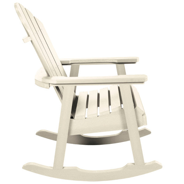 Hamilton Rocking Chair - Comfortable Wooden Rocking Chair for Living Room, Nursery & Porch - Classic Design with Padded Seat & Backrest - Perfect for Relaxing, Nursing & Reading