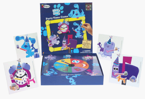 Blue's Party Time Game - Fun Interactive Kids Board Game for Family Game Night & Birthday Parties